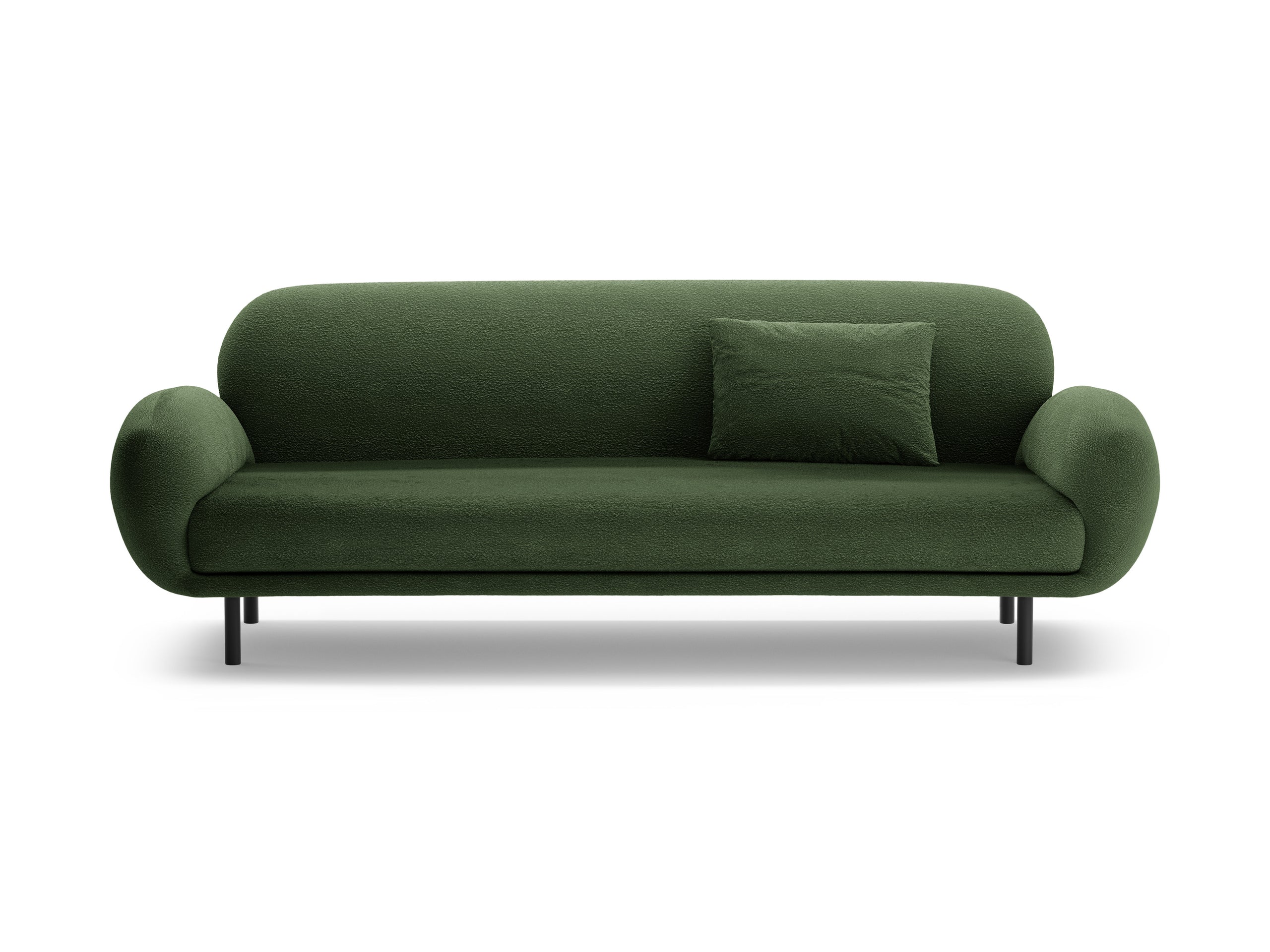 Micadoni Poppy trojmiestna pohovka 208 × 72 cm - Buklé Baloo (Bal2089) - Zelená