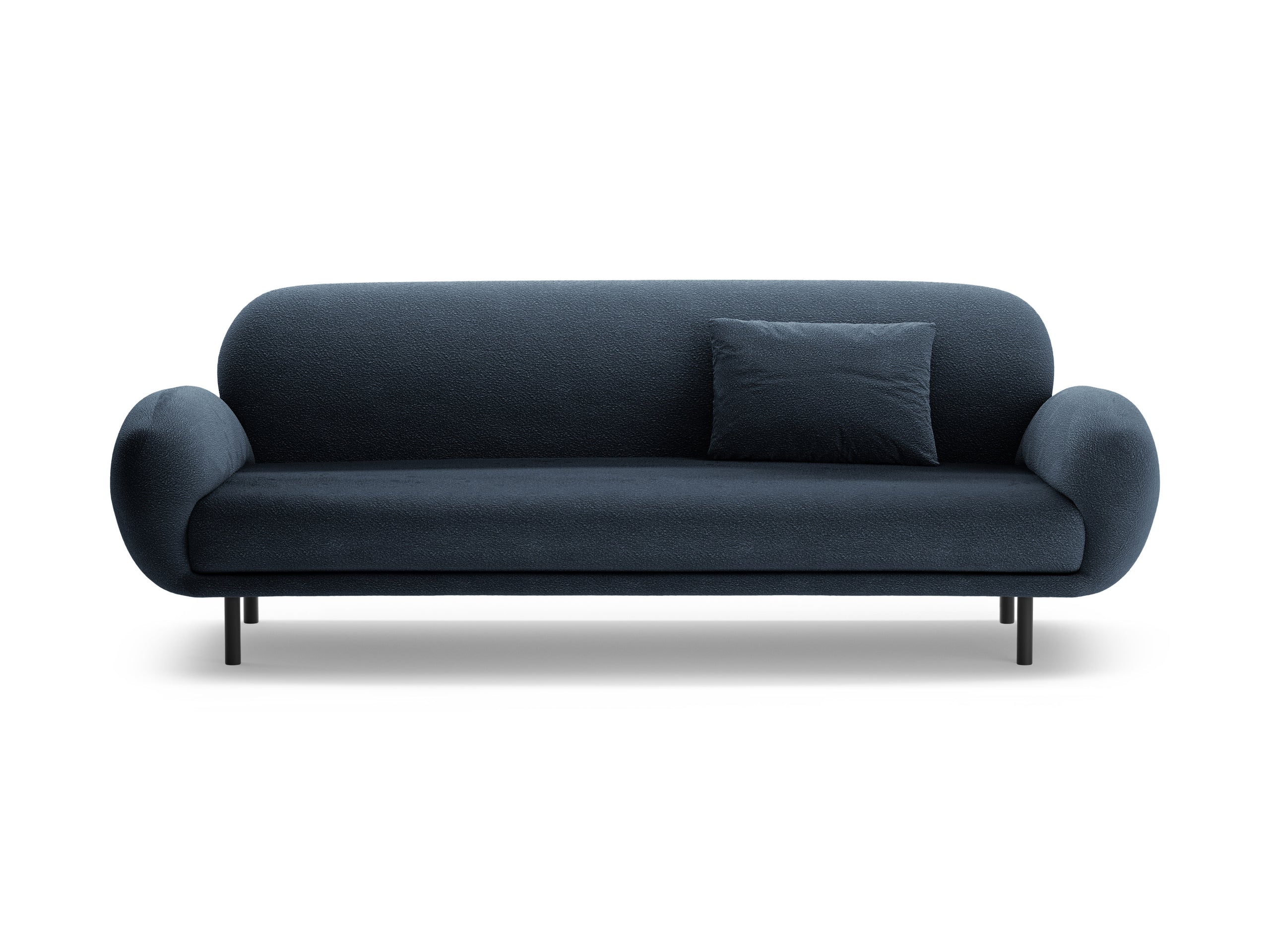 Micadoni Poppy trojmiestna pohovka 208 × 72 cm - Buklé Baloo (Bal2088) - Tmavomodrá