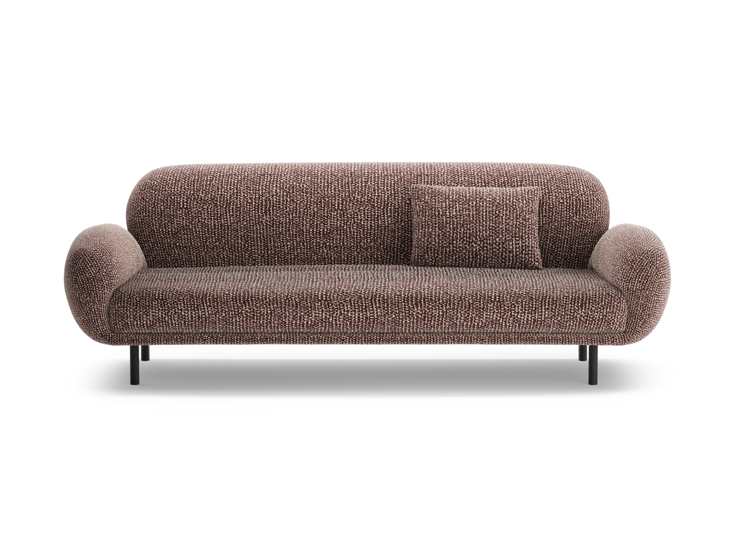 Micadoni Poppy trojmiestna pohovka 208 × 72 cm - Ženilka SILENCIO (Sil27) - Hnedá