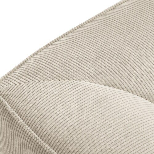 Micadoni Ruby trojmiestna pohovka 232 × 93 cm - Materiál nôh: plast