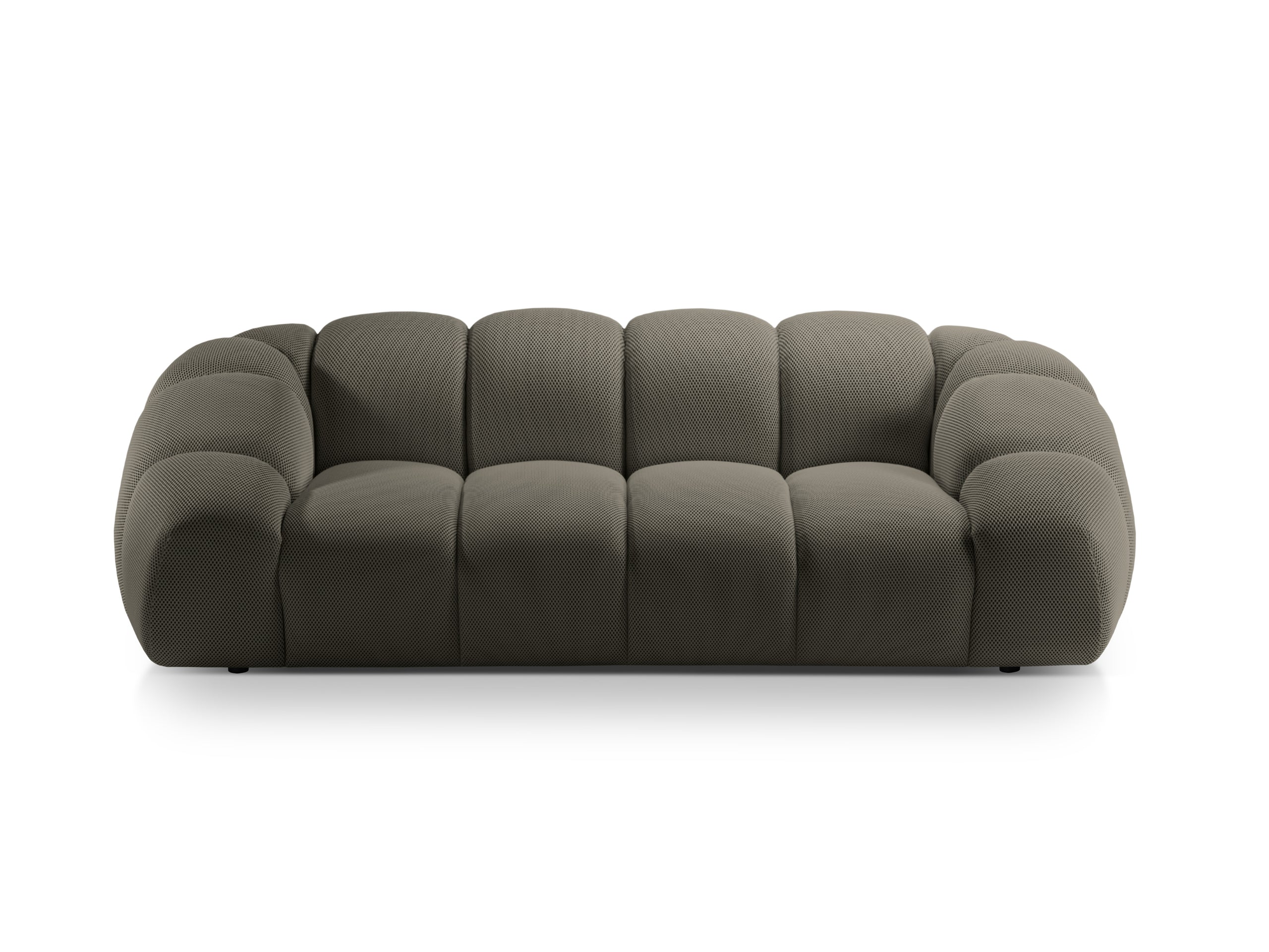 Micadoni Diana trojmiestna pohovka 234 × 114 cm - 3D látka Sonic (Son12) - Oceľová