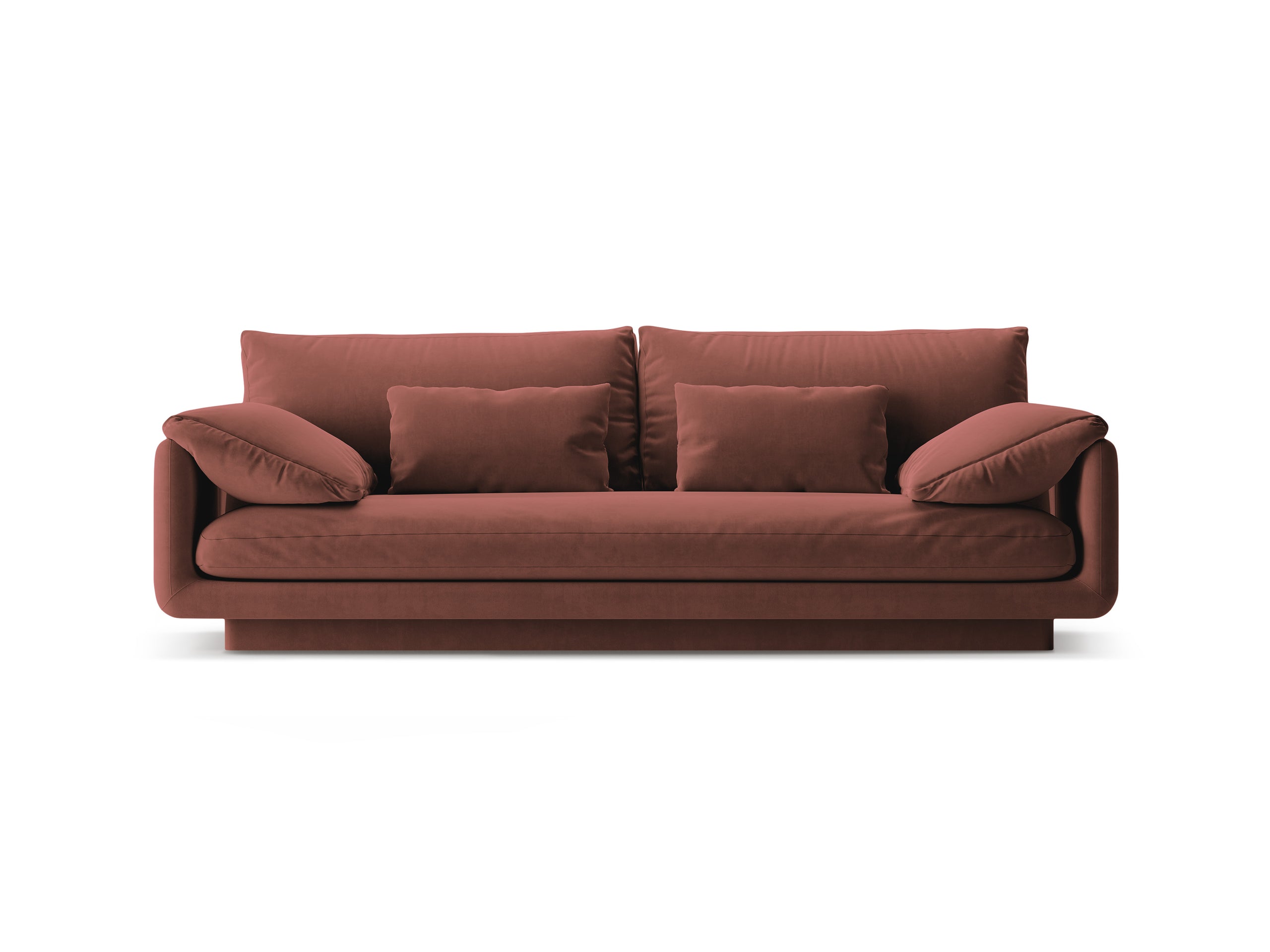 Micadoni Torino trojmiestna pohovka 220 × 103 cm - Zamat Casino (Cascuo) - Koňaková