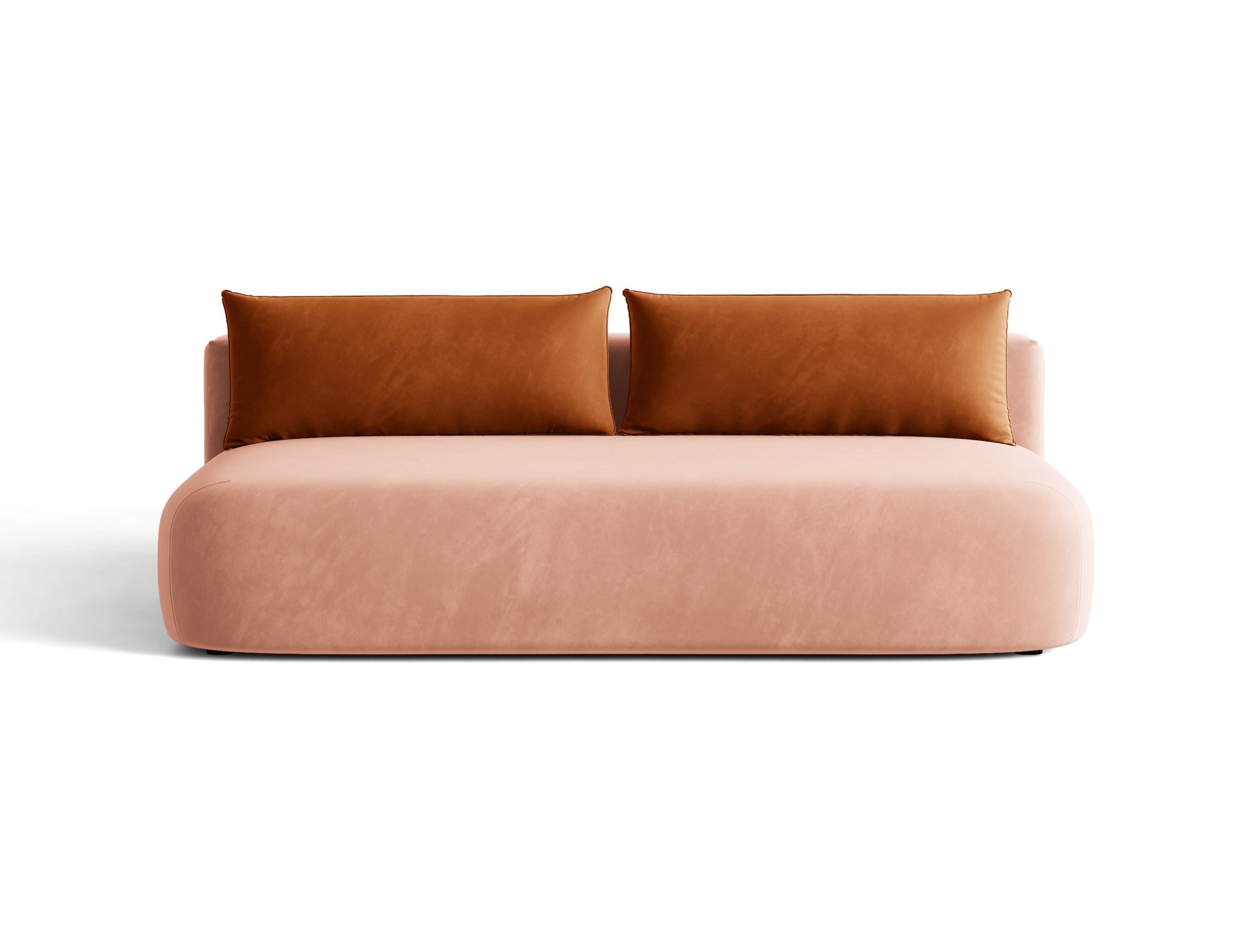 Micadoni Hena rozkladacia trojmiestna pohovka 205 × 112 cm - Zamat Salvador (Sal11) - Ružová