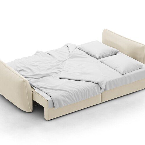 Micadoni Kaelle rozkladacia trojmiestna pohovka 244 × 103 cm - Materiál nôh: plast