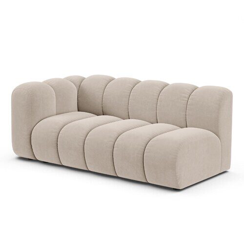 Micadoni Lupine modul sedačky s podrúčkou 175 × 95 cm - Materiál nôh: plast