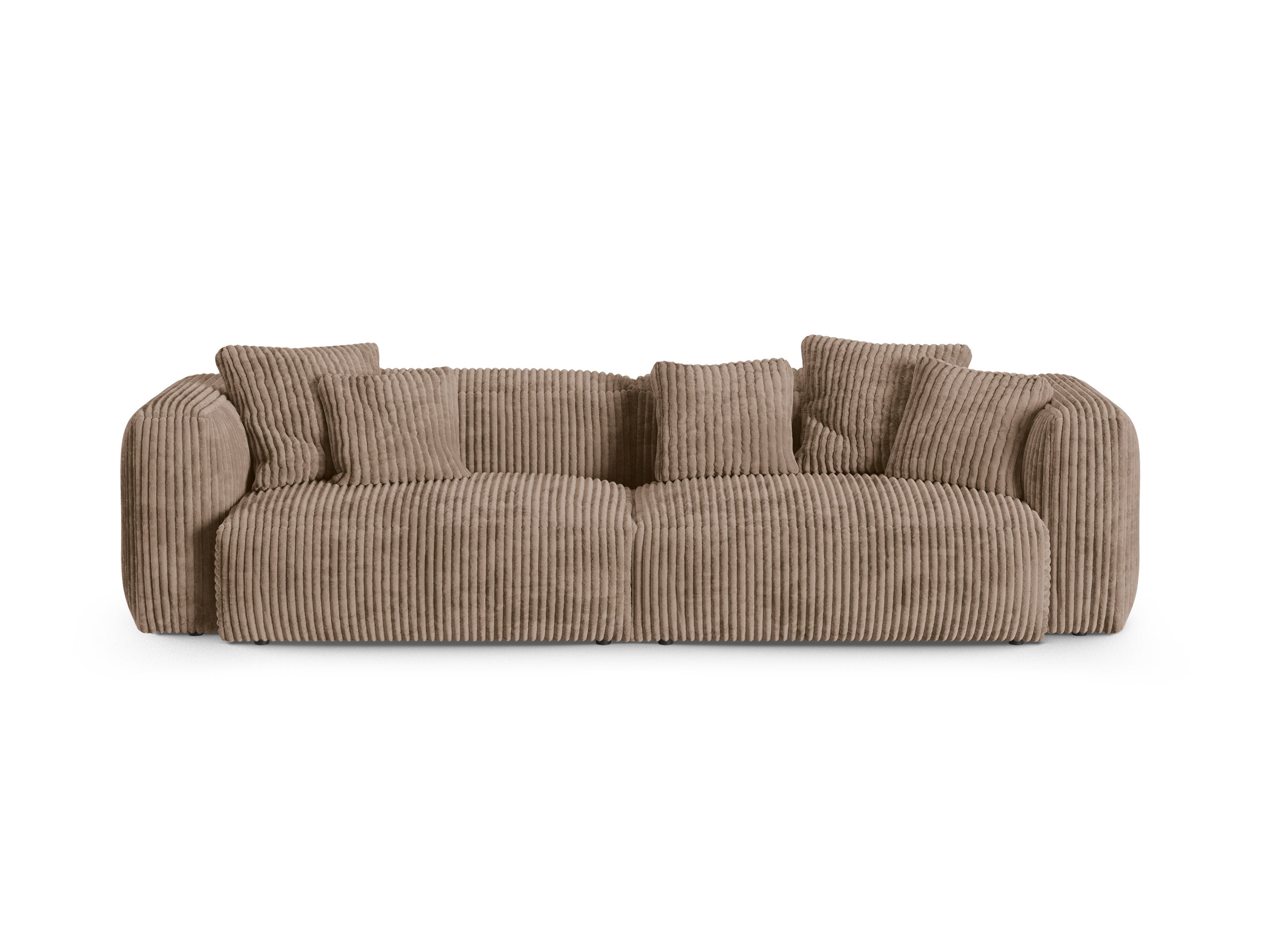 Micadoni Martina viacmiestna pohovka - Menčester Tilia (Til17) - Žaluďová - Nohy: Čierny plast - Variant 90 cm
