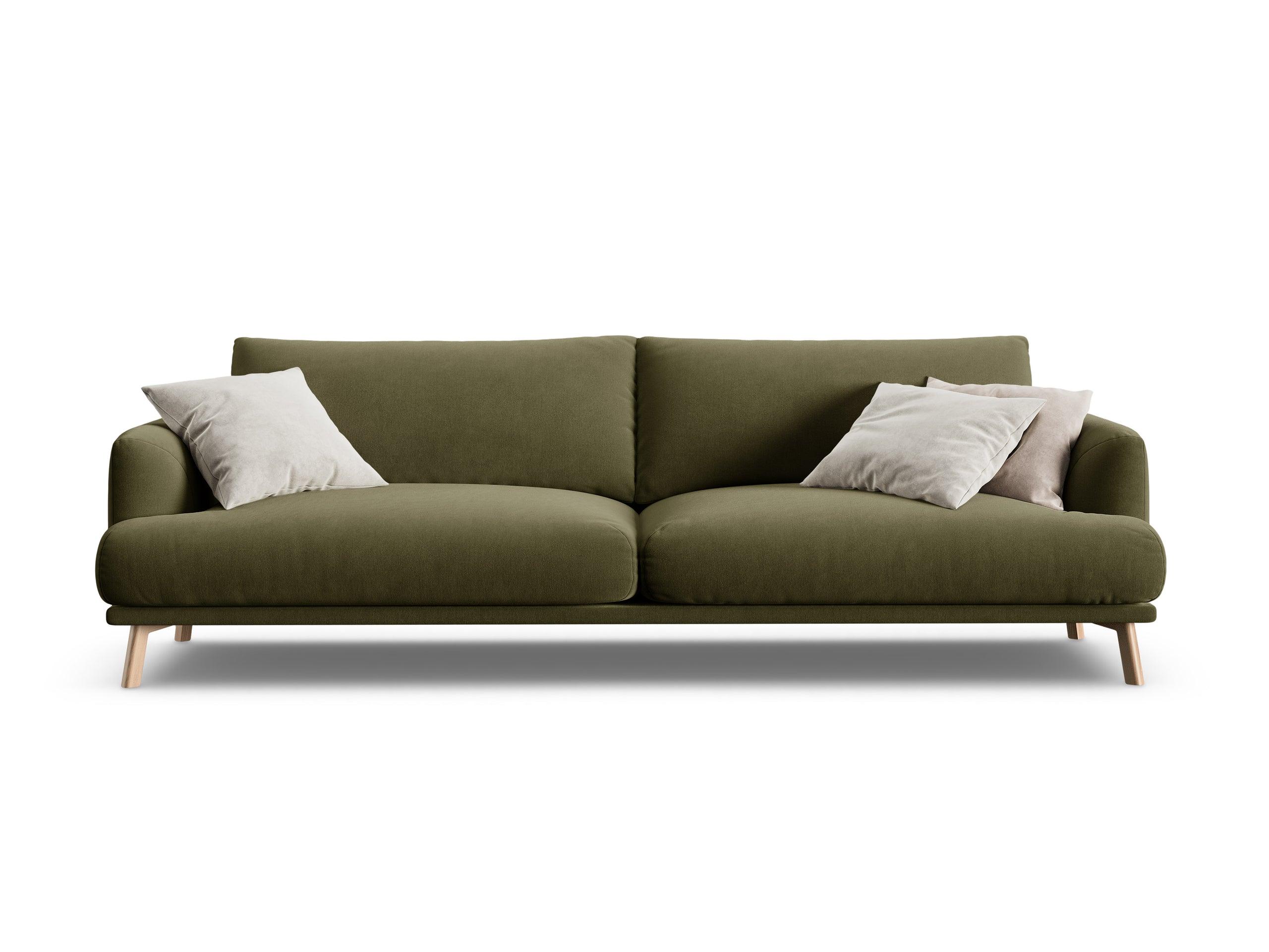 Micadoni Naomi viacmiestna pohovka 230 × 95 cm - Zamat Salvador (Sal08) - Zelená