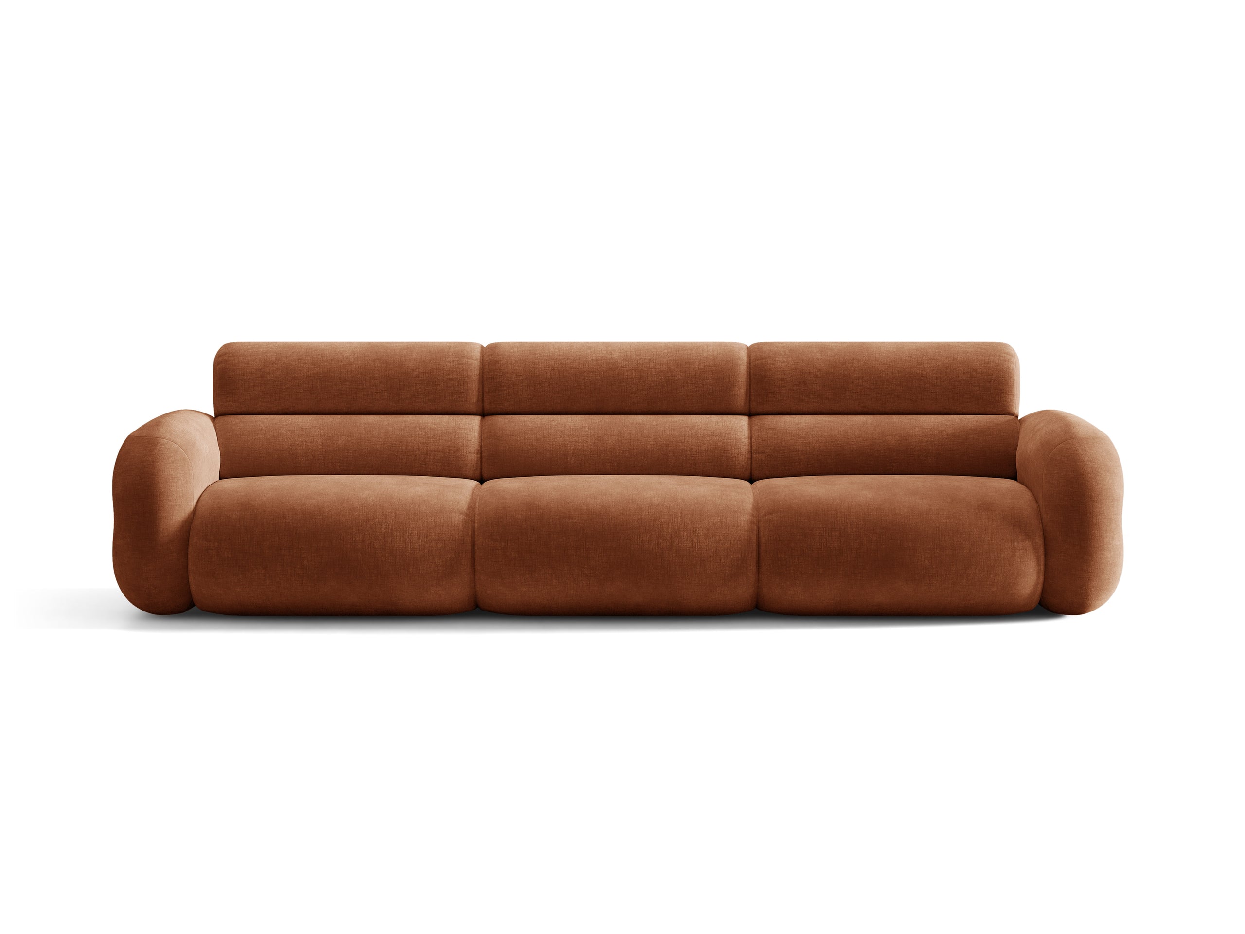 Micadoni Neo viacmiestna pohovka 305 × 100 cm - Ženilka Golden (Gol56) - Terakotová