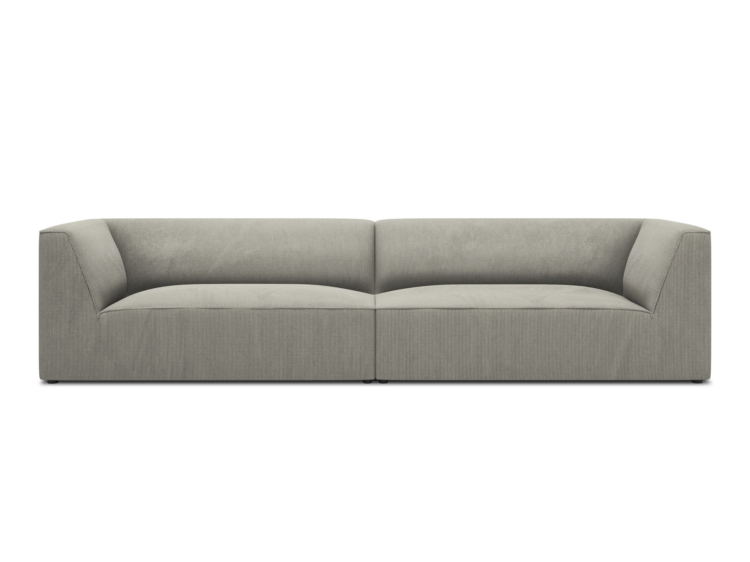 Micadoni Ruby viacmiestna pohovka 302 × 93 cm - Menčester Scala (Scaash) - Svetlosivá