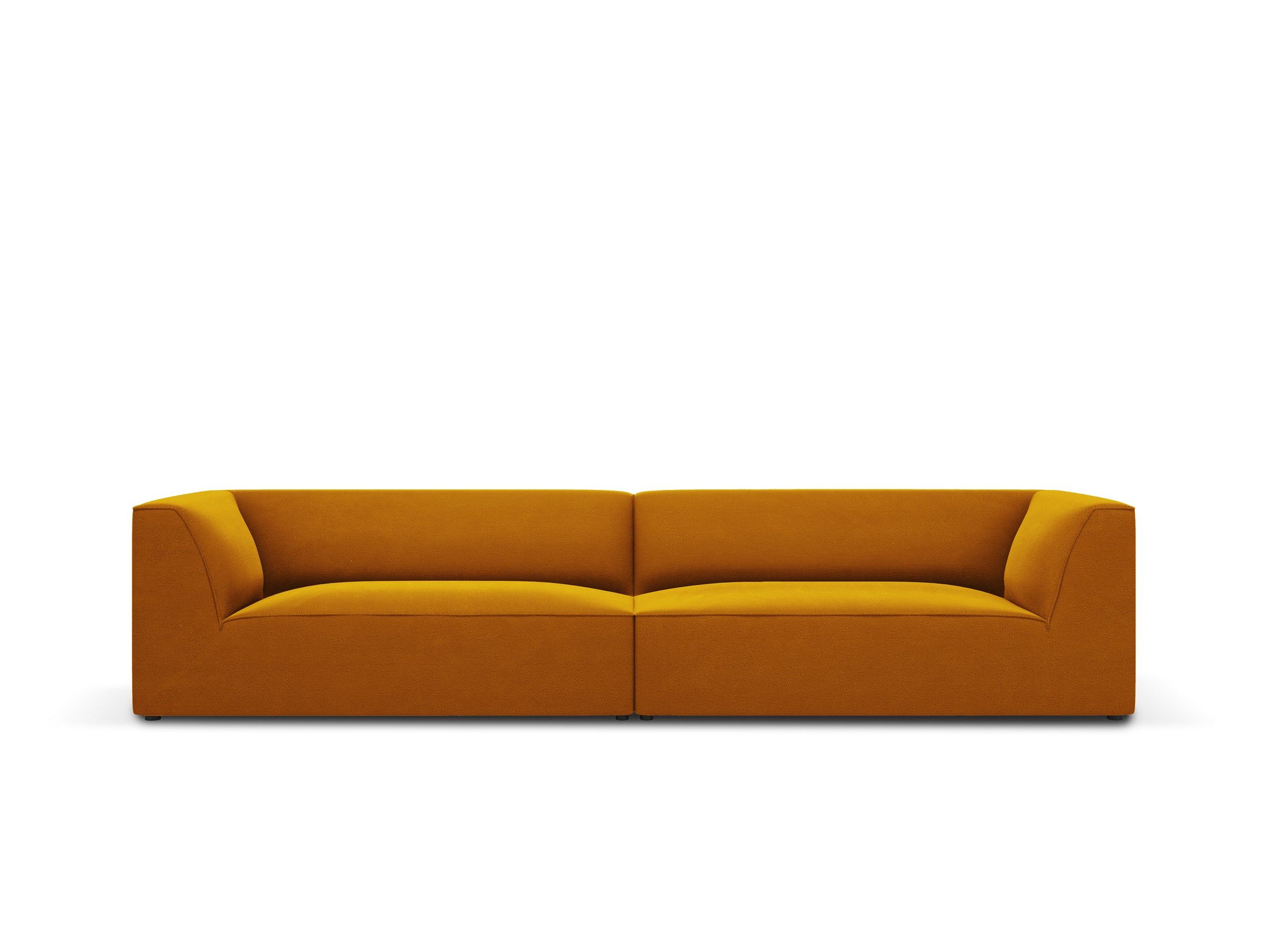 Micadoni Ruby viacmiestna pohovka 302 × 93 cm - Zamat Salvador (Sal10) - Žltá