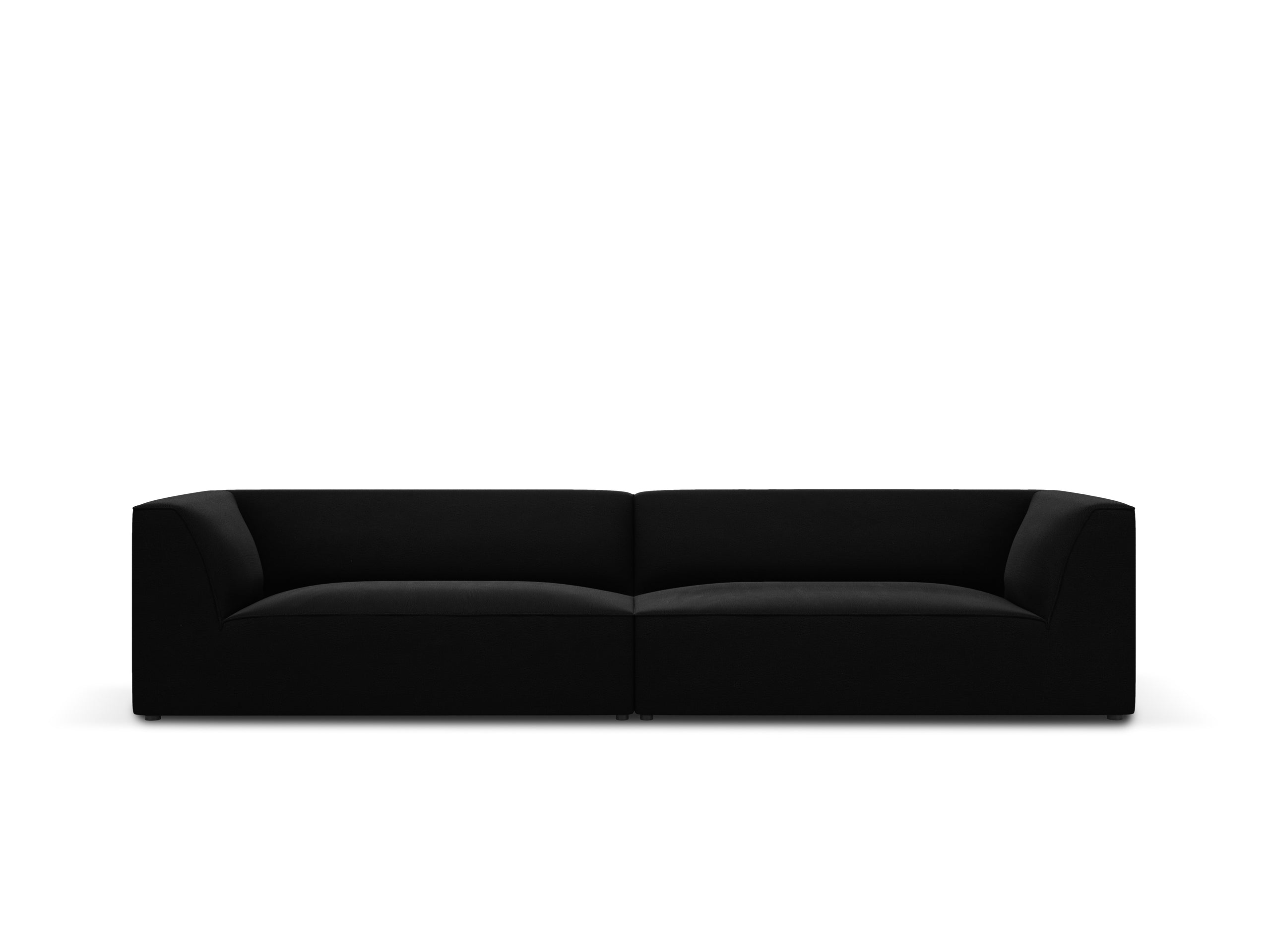 Micadoni Ruby viacmiestna pohovka 302 × 93 cm - Zamat Salvador (Sal19) - Čierna