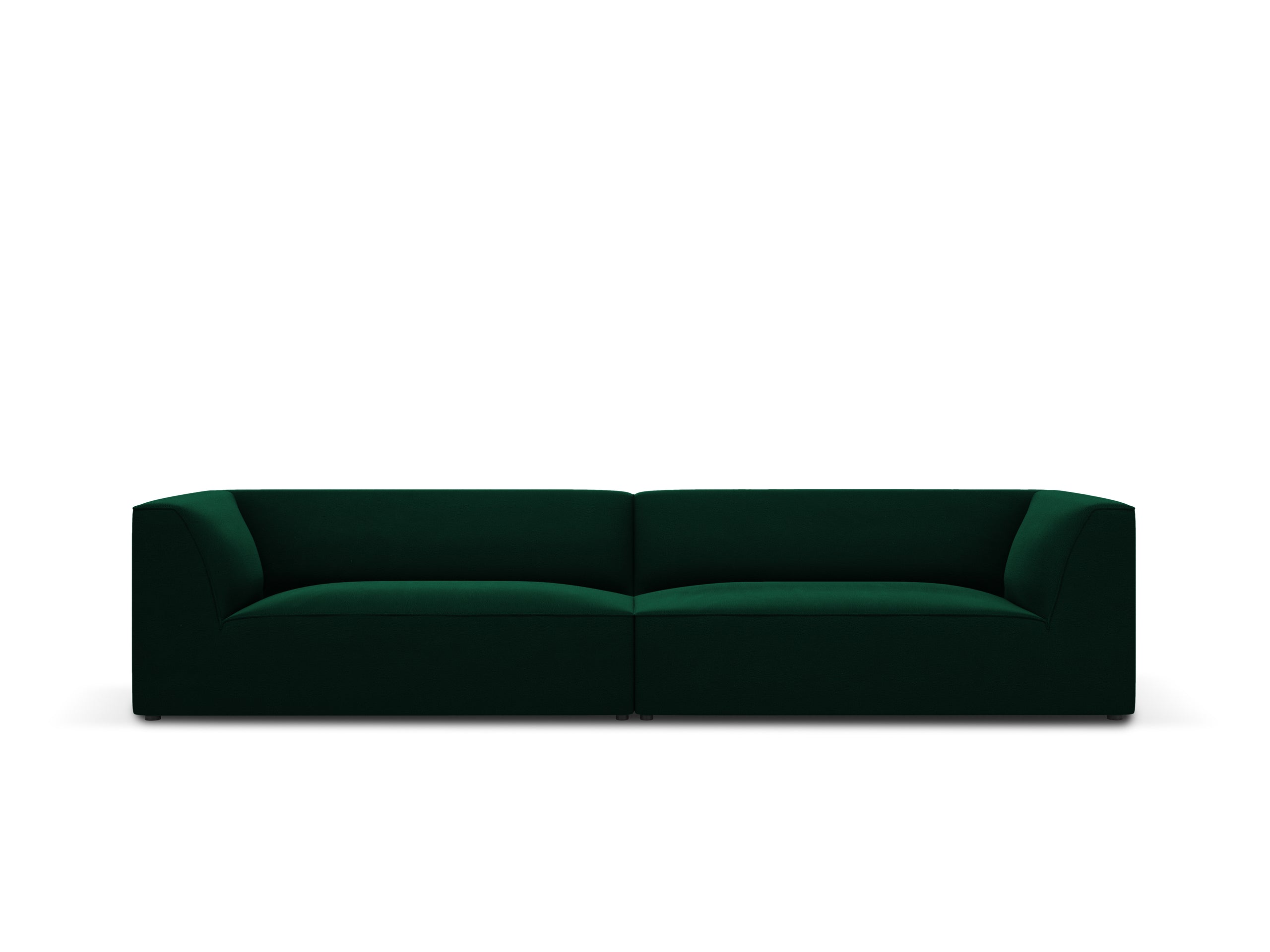 Micadoni Ruby viacmiestna pohovka 302 × 93 cm - Zamat Salvador (Sal07) - Fľaškovozelená
