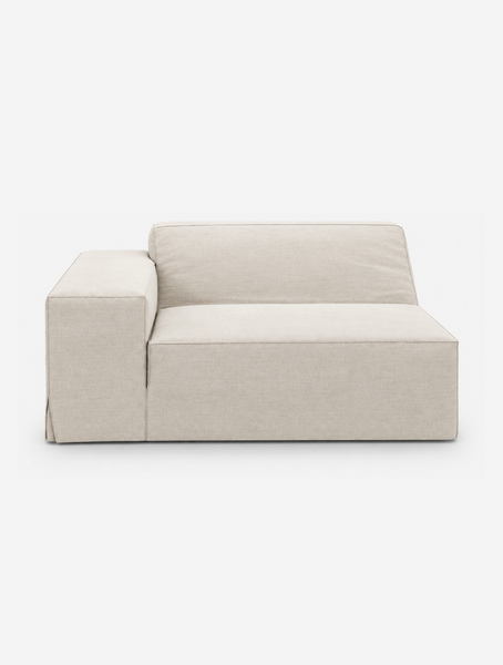 Micadoni Jodie modul sedačky s podrúčkou 122 × 99 cm s odnímateľným poťahom
