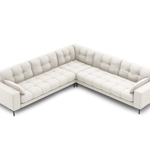 Micadoni Mamaia symetrická rohová sedačka 256 × 256 cm - Materiál nôh: kov