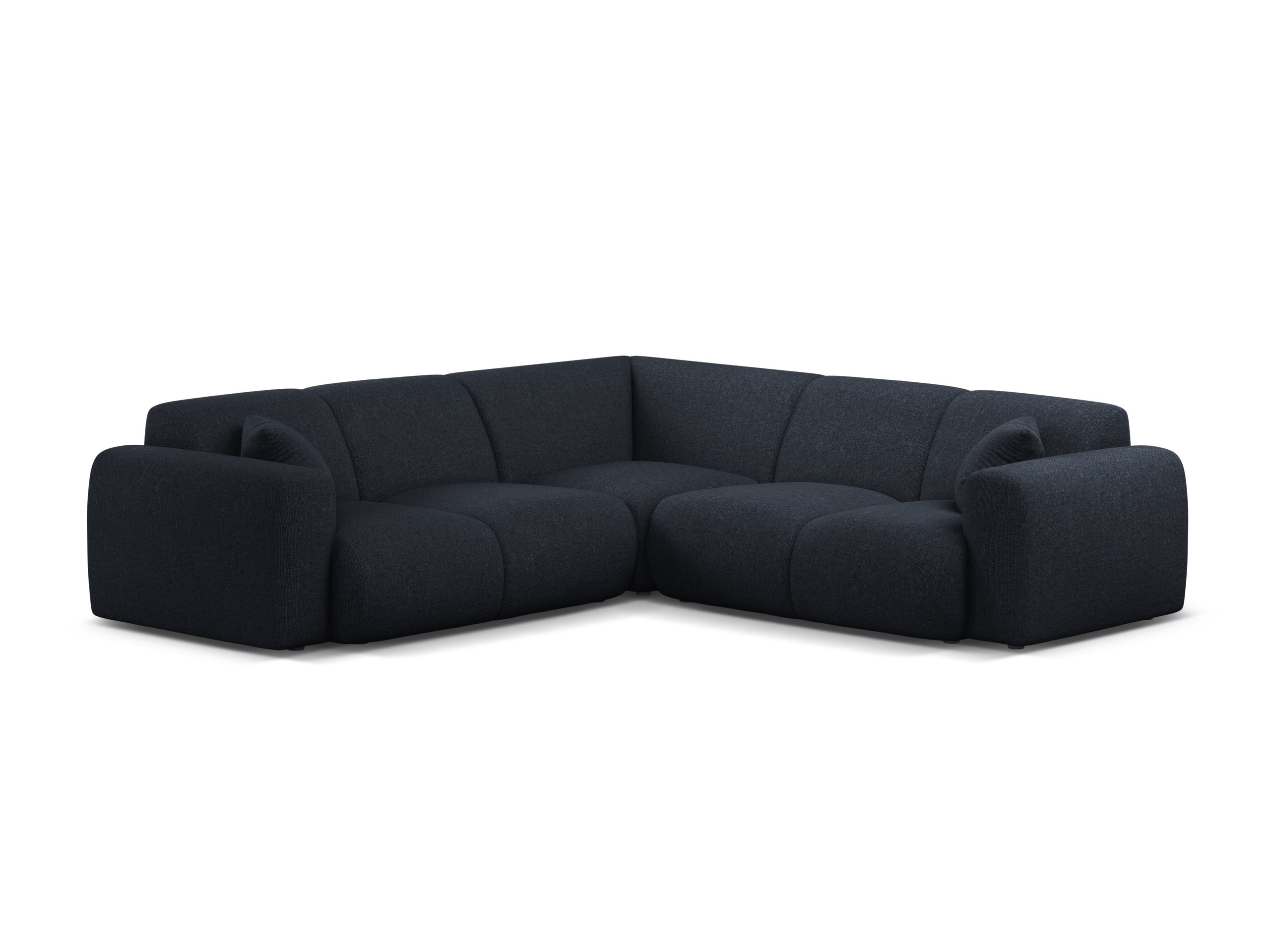 Micadoni Molino symetrická rohová sedačka 252 × 252 cm - Ženilka Eden (Eden16) - Námornícka modrá