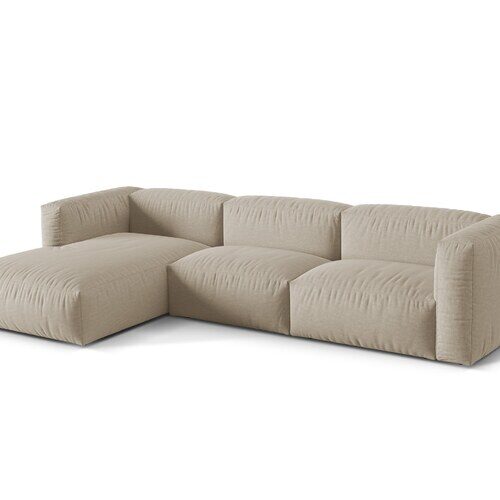 Micadoni Martina rohová sedačka 330 × 176 cm - Materiál nôh: plast
