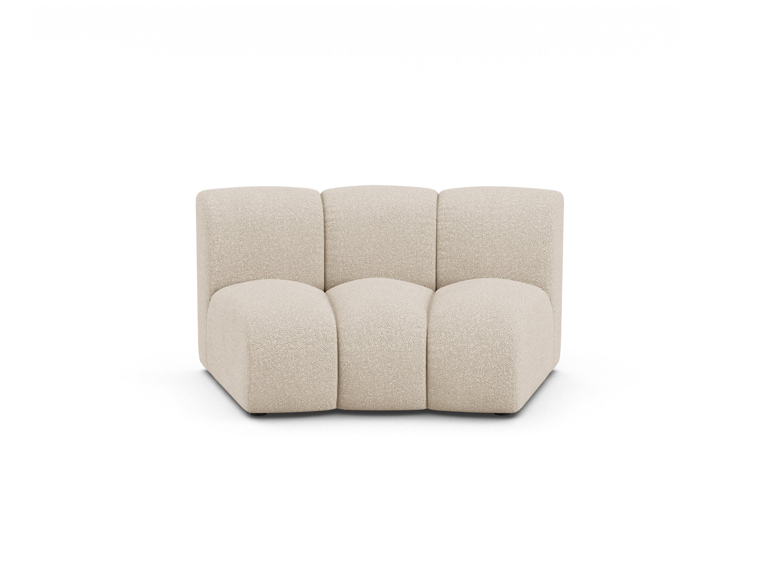 Micadoni Lupine modul sedačky bez podrúčok 154 × 95 cm - Buklé Baloo (Bal2074) - Béžová