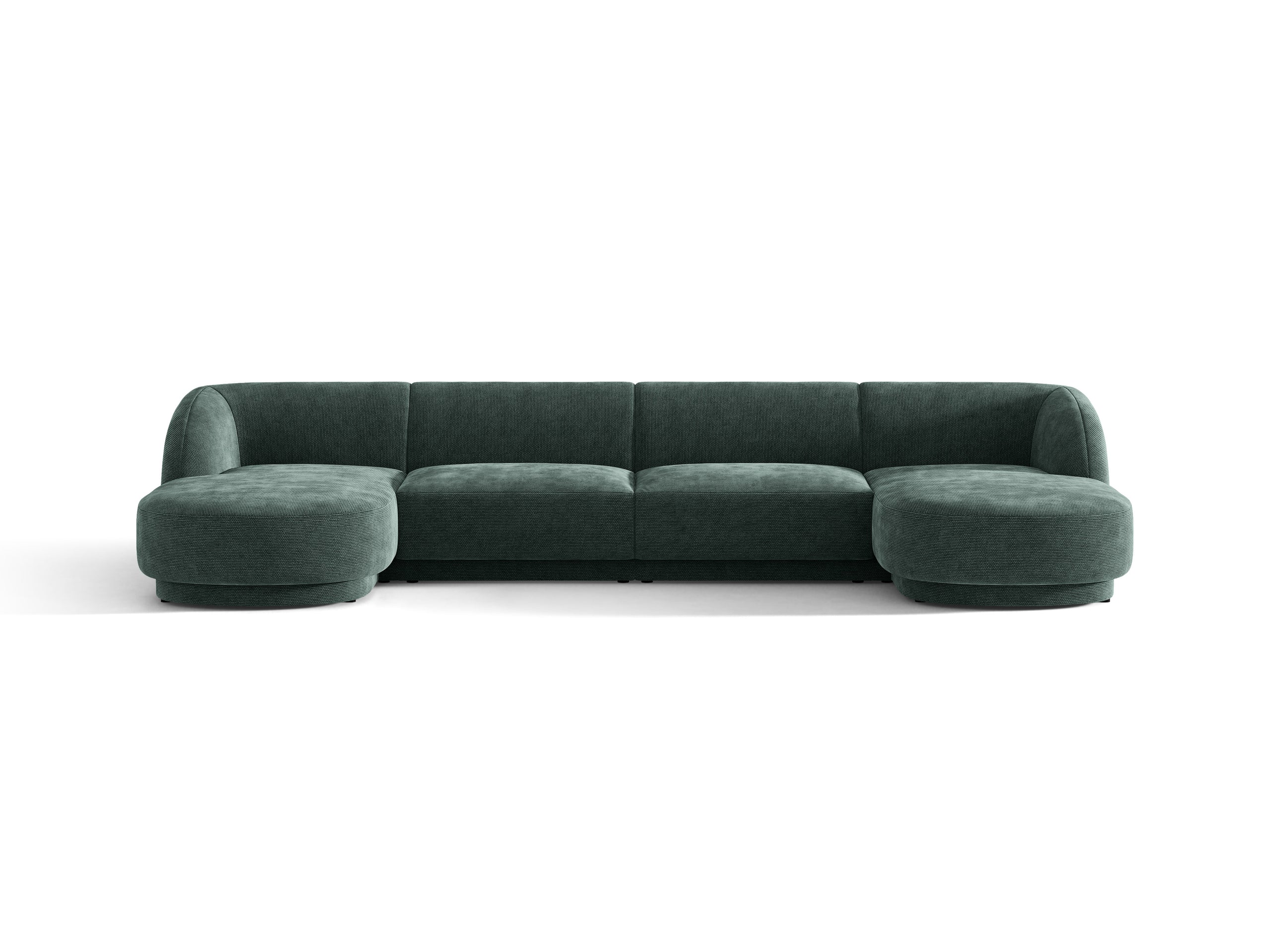Micadoni Miley panoramatická sedačka 330 × 156 cm - Ženilka Haga (Haga78) - Petrolejová