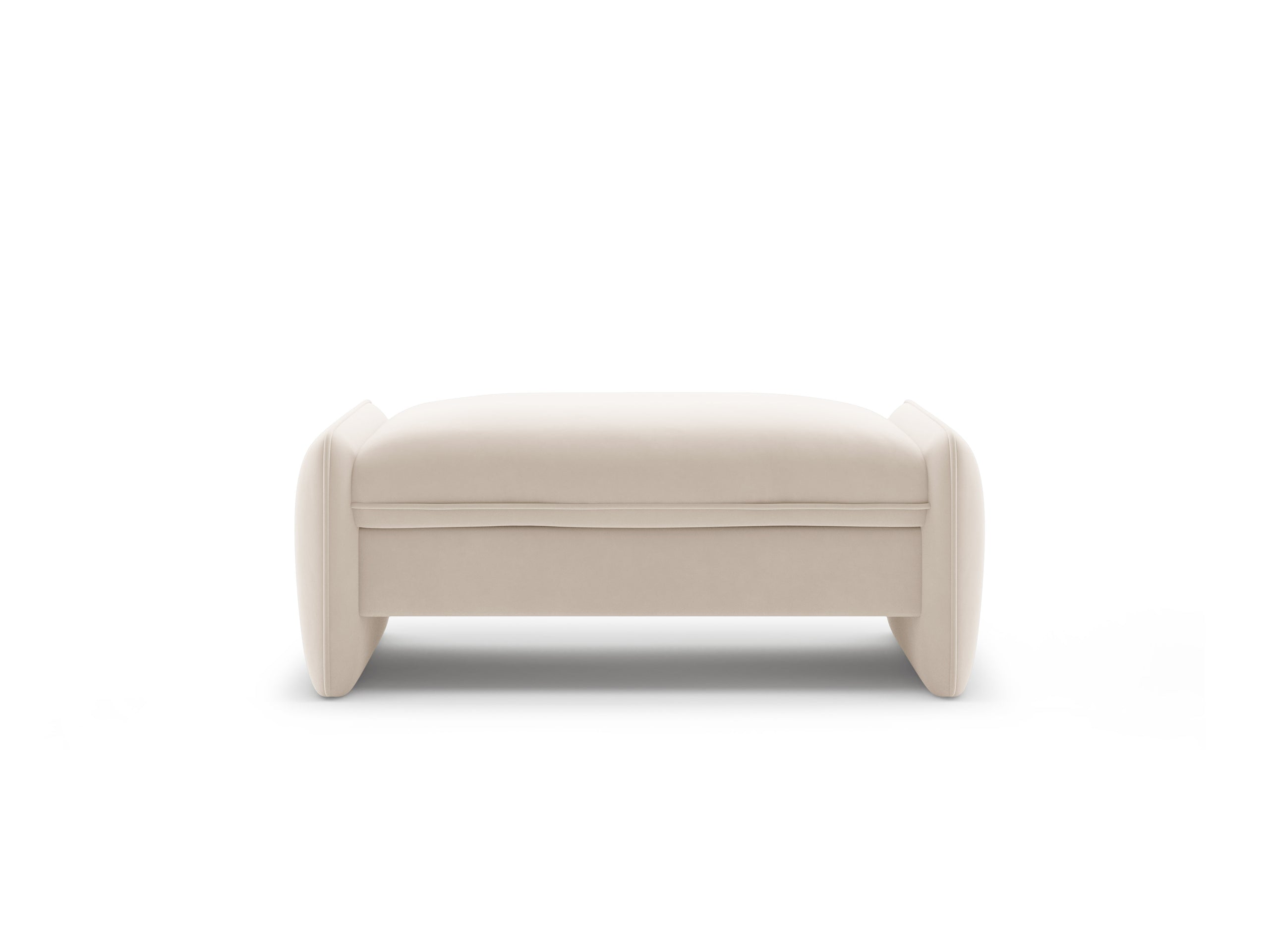 Micadoni Georgia taburetka 115 × 70 cm - Zamat Magic Velvet (Ma2256) - Slonovinová