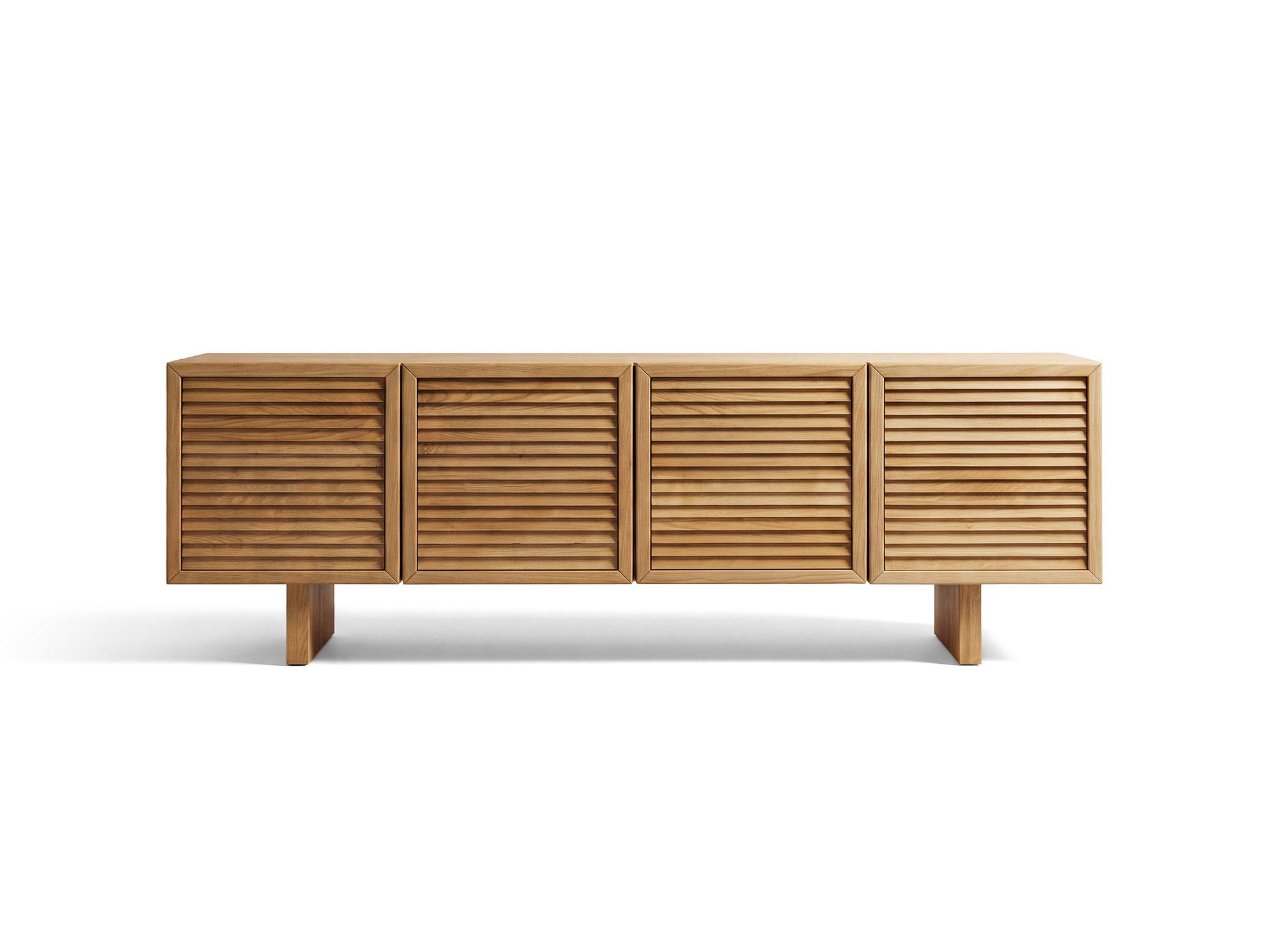 Micadoni Wiley TV skrinka 160 × 40 × 54 cm - Drevo - PRÍRODNÝ DUB - 160 × 40 × 54 cm