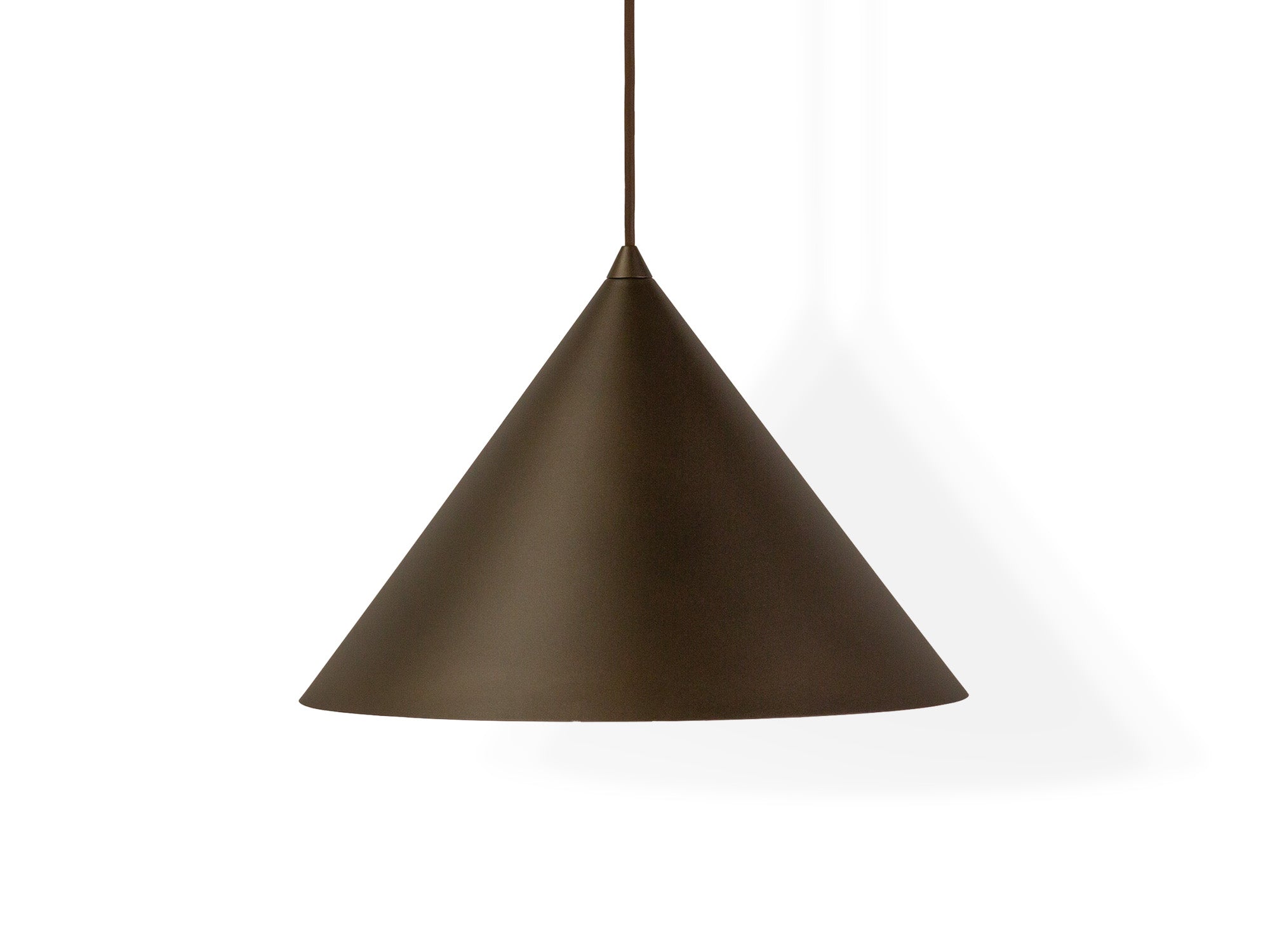 Micadoni Timbo závesné svietidlo 1× E27 32 × 32 × 170 cm - Kov (Met brw) - HNEDÁ - 32 × 32 × 170 cm