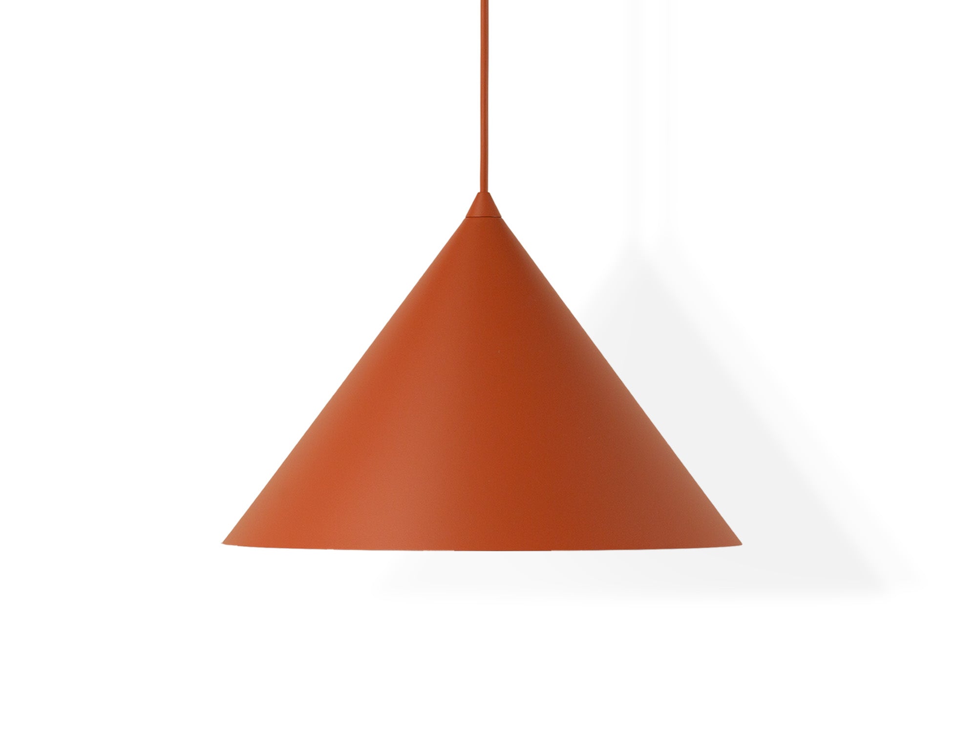 Micadoni Timbo závesné svietidlo 1× E27 32 × 32 × 170 cm - Kov (Met brc) - TEHLOVÁ - 32 × 32 × 170 cm