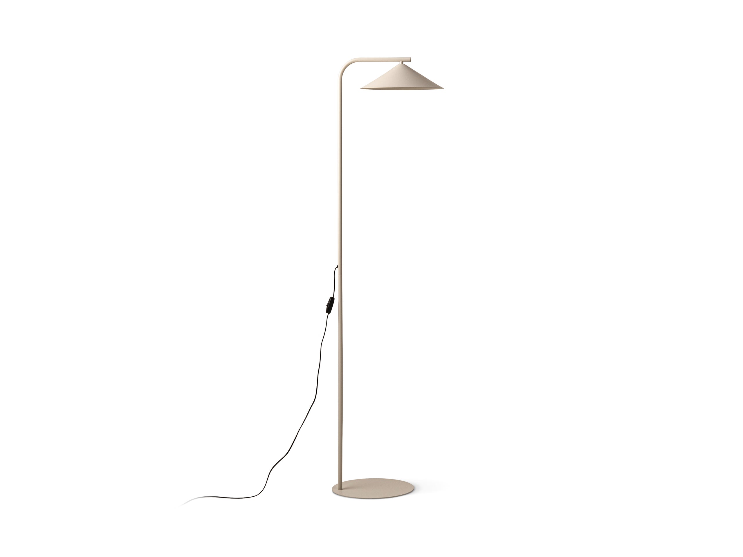 Micadoni Nocte stojacia lampa 1× GX53 41 × 30 × 160 cm - Kov (Met bei) - BÉŽOVÁ - 41 × 30 × 160 cm