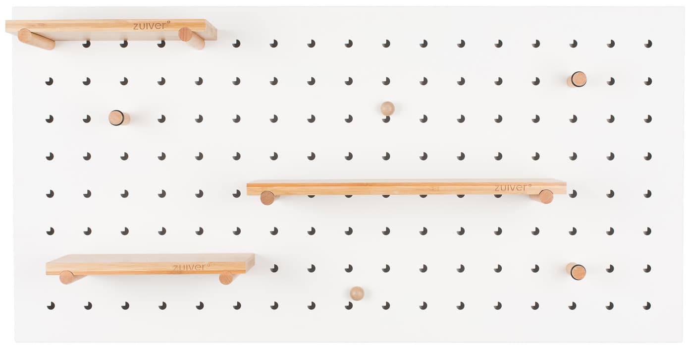 Zuiver Bundy Pegboard multifunkčná tabuľa - Biela