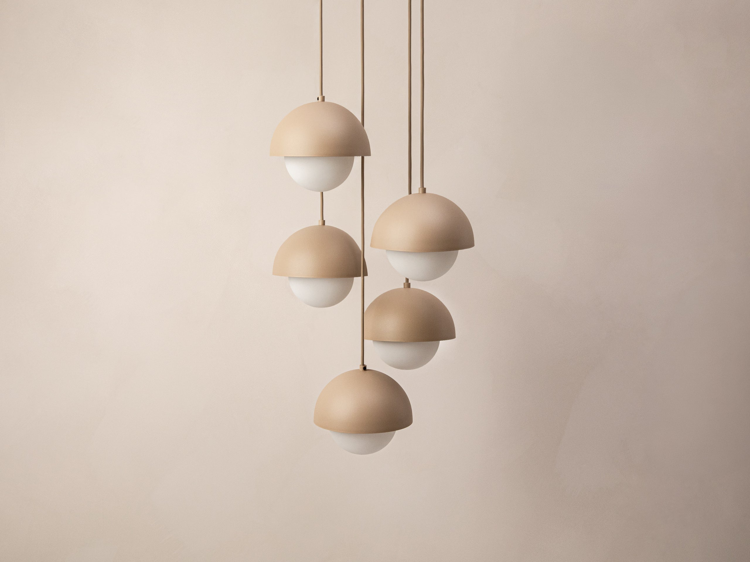 Micadoni Kora závesné svietidlo 5× G9 32 × 32 × 140 cm