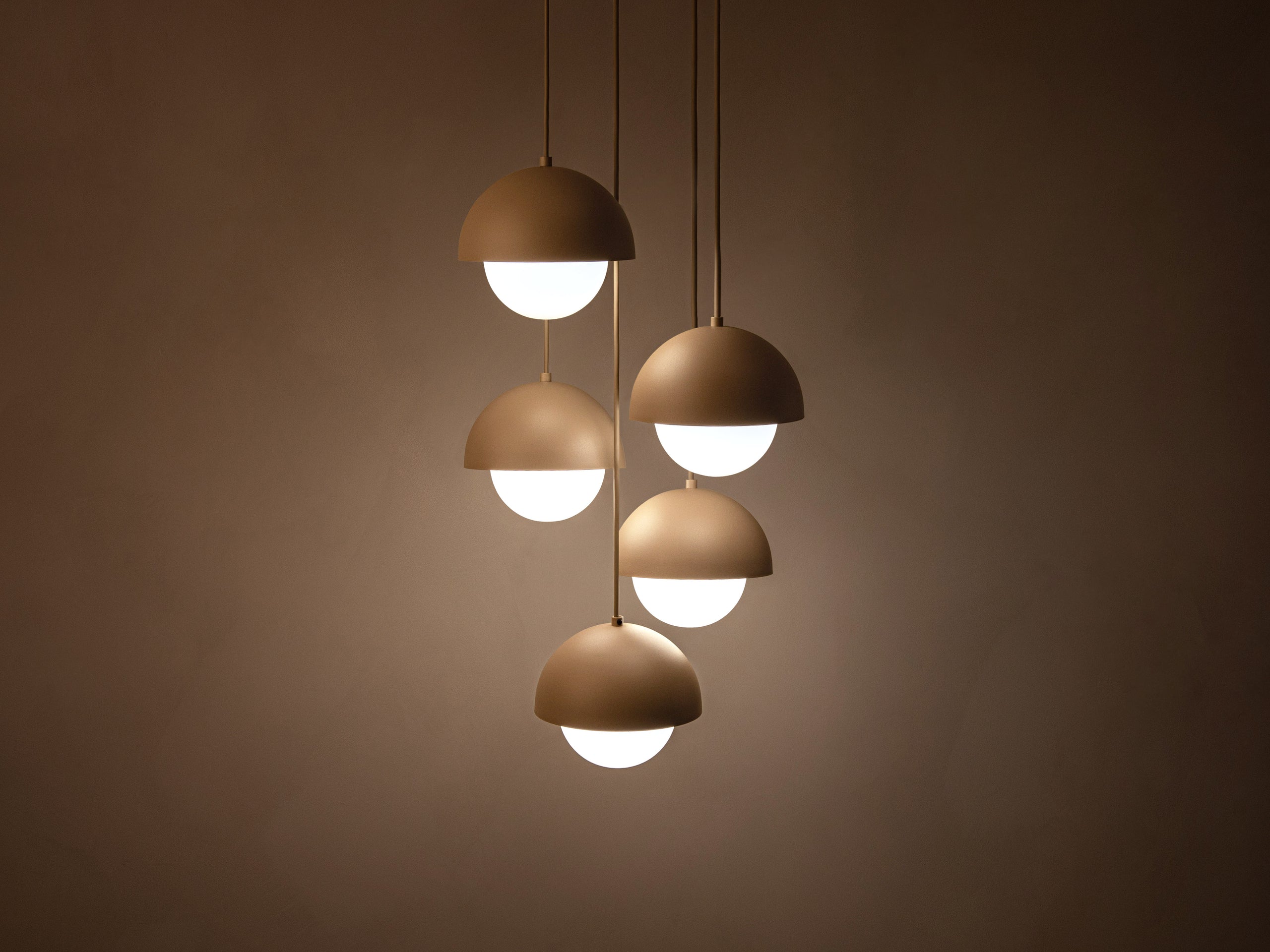 Micadoni Kora závesné svietidlo 5× G9 32 × 32 × 140 cm