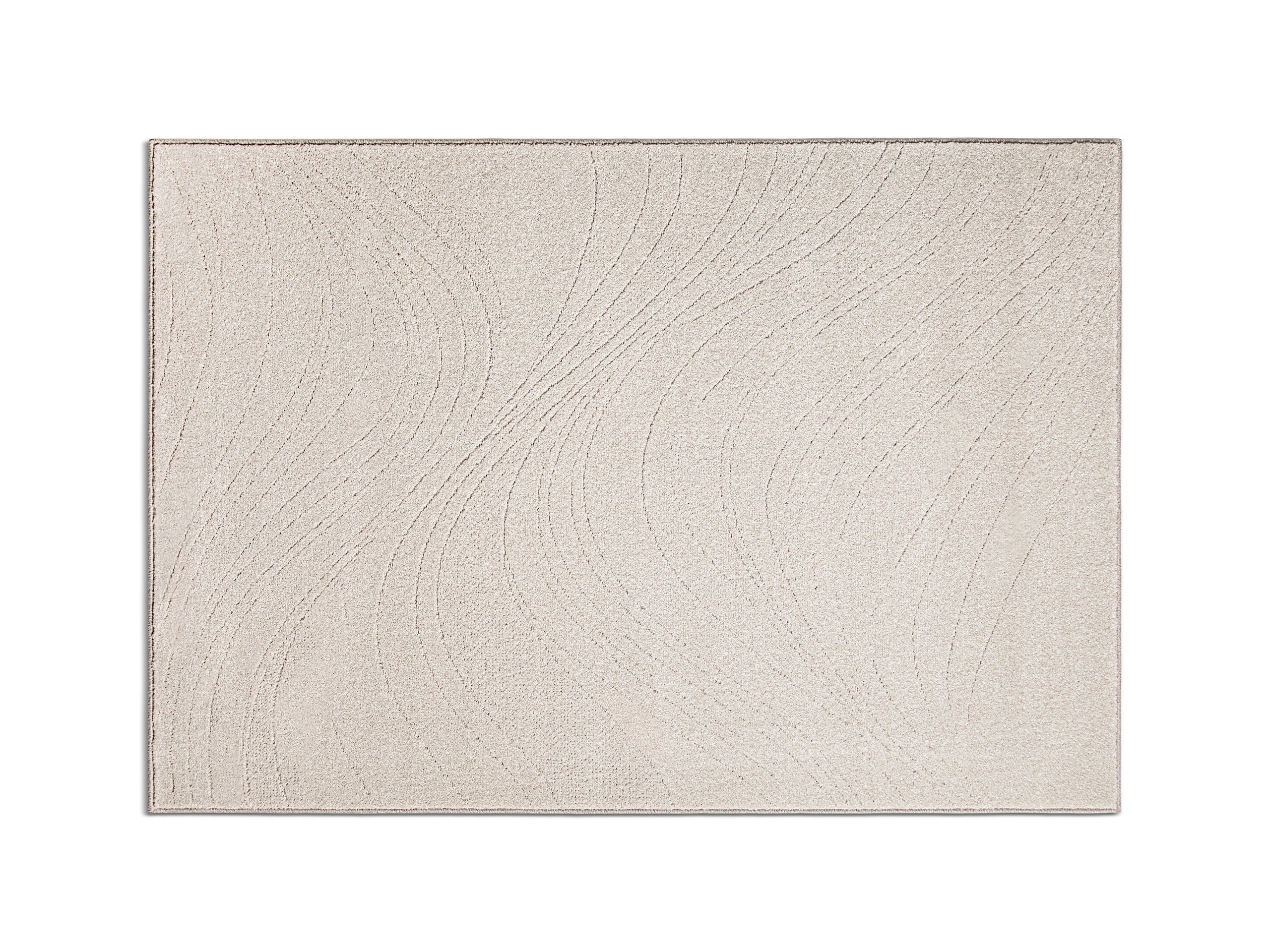 Micadoni Kagera koberec - 100 % polypropylén heat-set frisé (Pp re21) - PERLEŤOVÁ - 160 × 230 cm