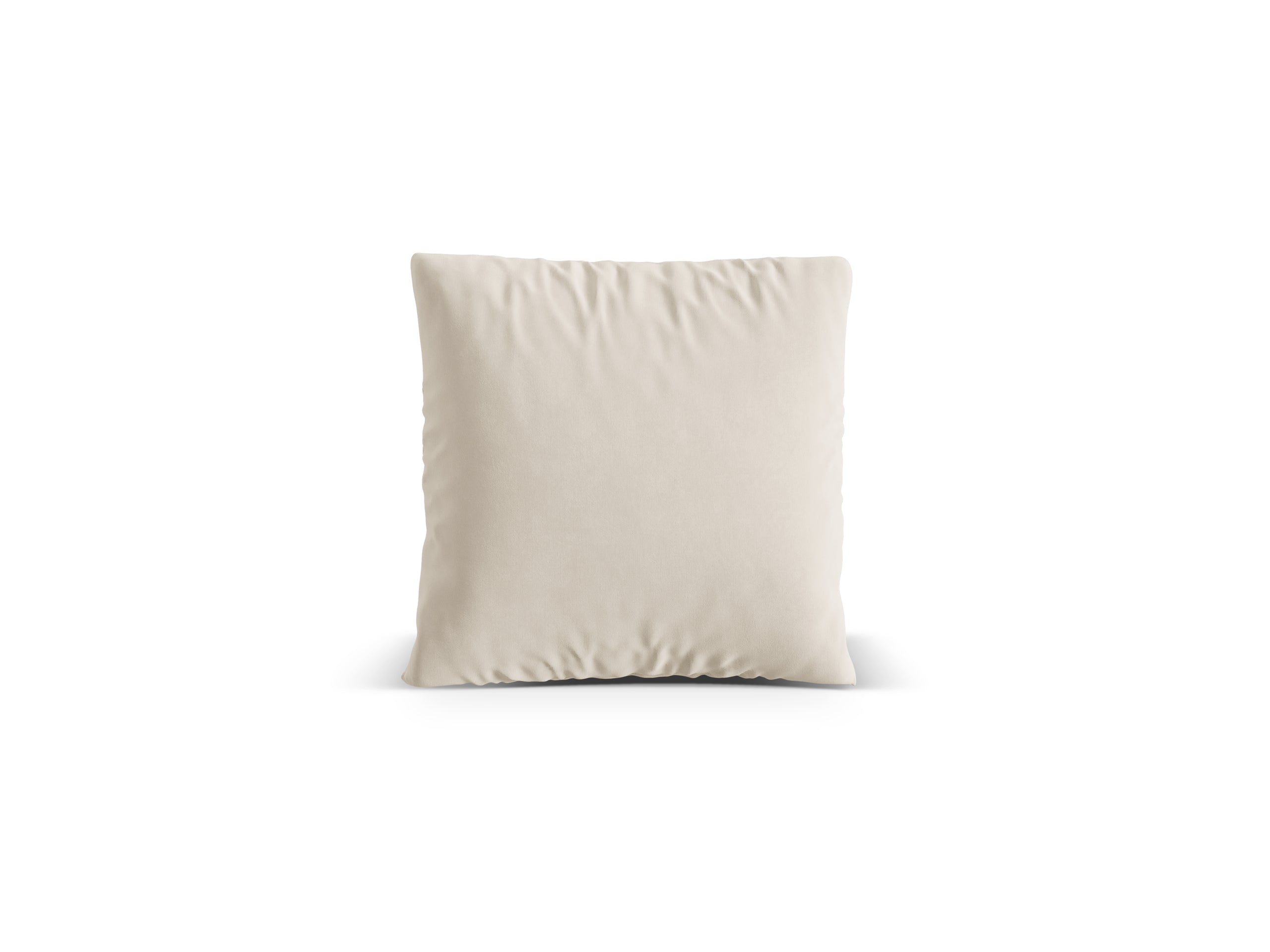 Micadoni Nuria dekoratívny vankúš 70 × 70 × 15 cm - Zamat Paris Cream (Paricre) - BÉŽOVÁ - 40 × 40 × 13 cm