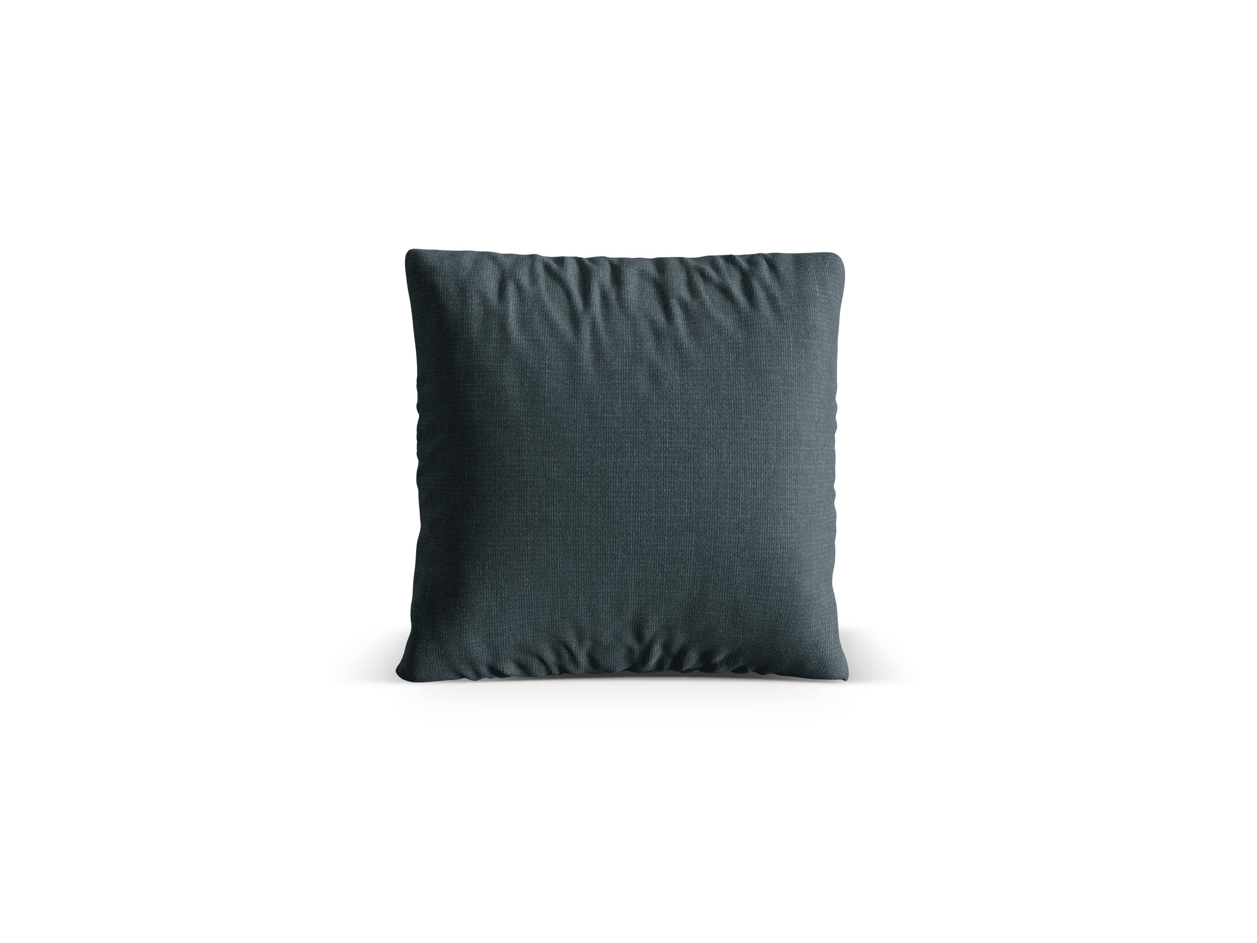 Micadoni Nuria dekoratívny vankúš 70 × 70 × 15 cm - Štrukturovaná látka Liberty 13 (Lib13) - TMAVÁ PETROLEJOVÁ - 40 × 40 × 13 cm