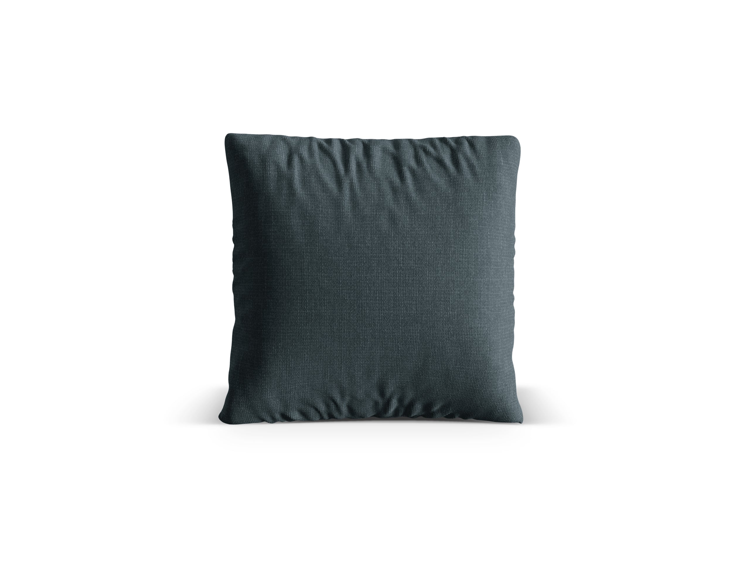 Micadoni Nuria dekoratívny vankúš 70 × 70 × 15 cm - Štrukturovaná látka Liberty 13 (Lib13) - TMAVÁ PETROLEJOVÁ - 50 × 50 × 19 cm