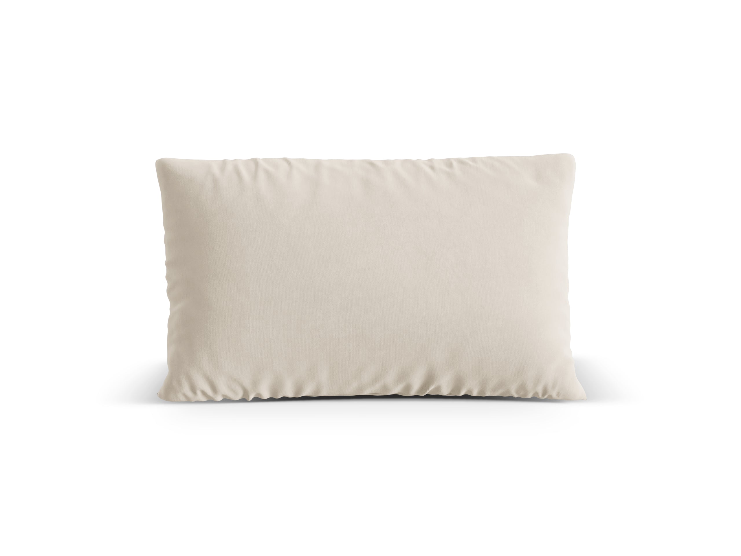 Micadoni Nuria dekoratívny vankúš 60 × 40 × 17 cm - Zamat Paris Cream (Paricre) - BÉŽOVÁ - 60 × 40 × 17 cm