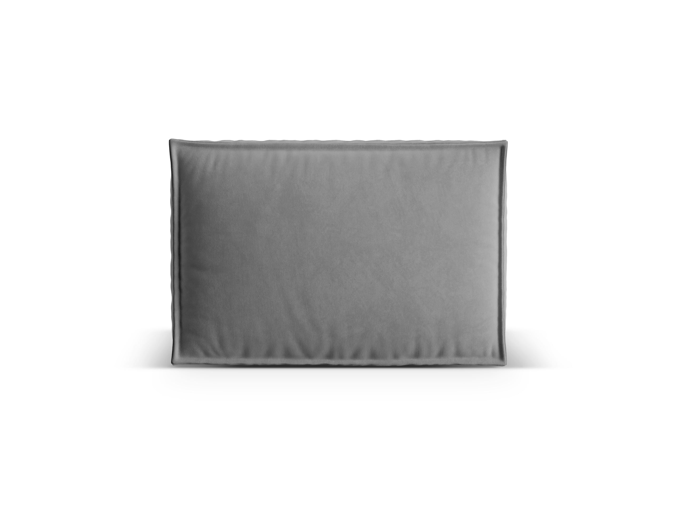 Micadoni Nuria dekoratívny vankúš 60 × 40 × 26 cm - Zamat Paris Steel (Pariste) - SIVÁ - 60 × 40 × 26 cm