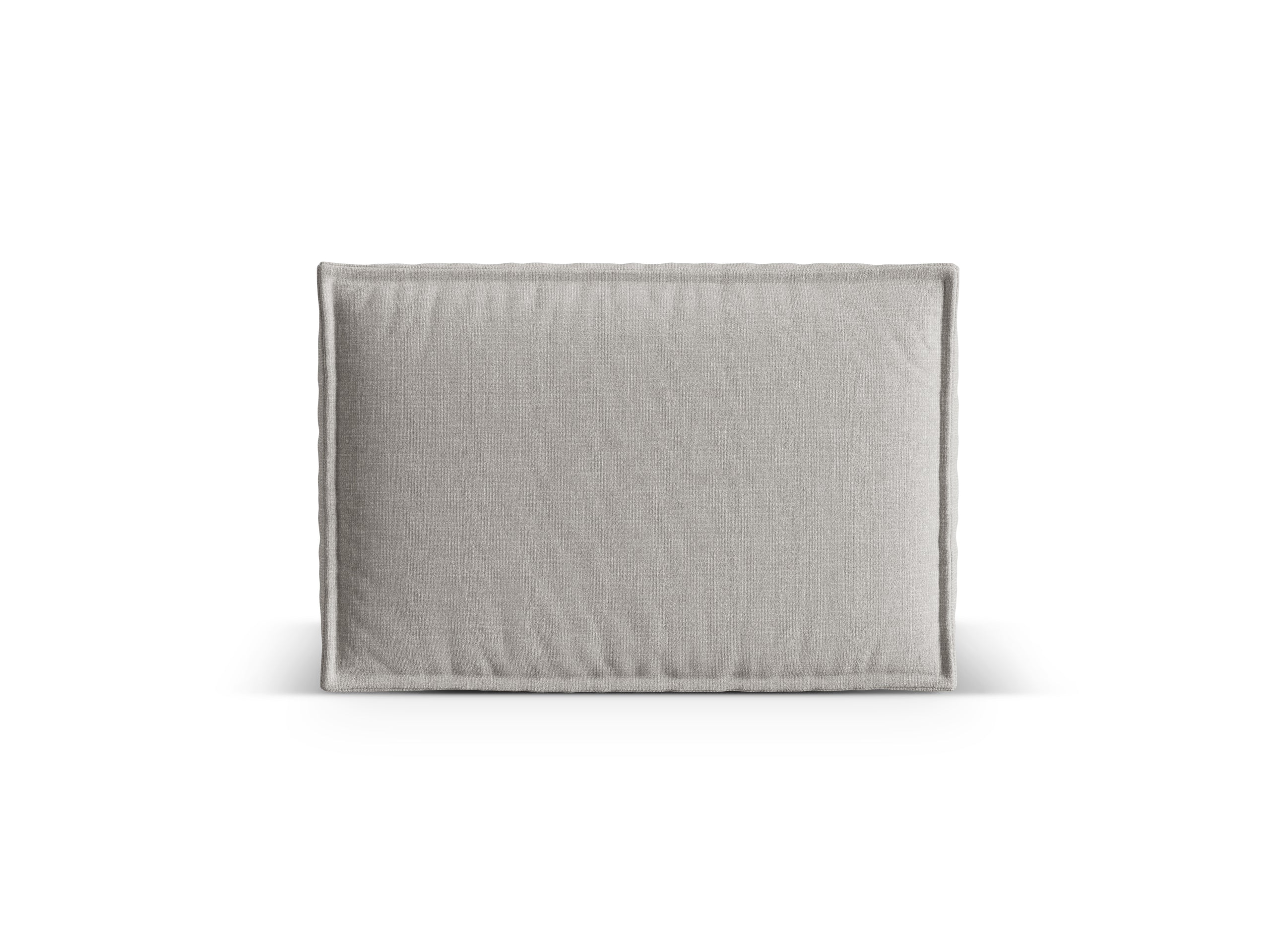 Micadoni Nuria dekoratívny vankúš 60 × 40 × 19 cm - Štrukturovaná látka Liberty 18 (Lib18) - SVETLOSIVÁ - 60 × 40 × 19 cm