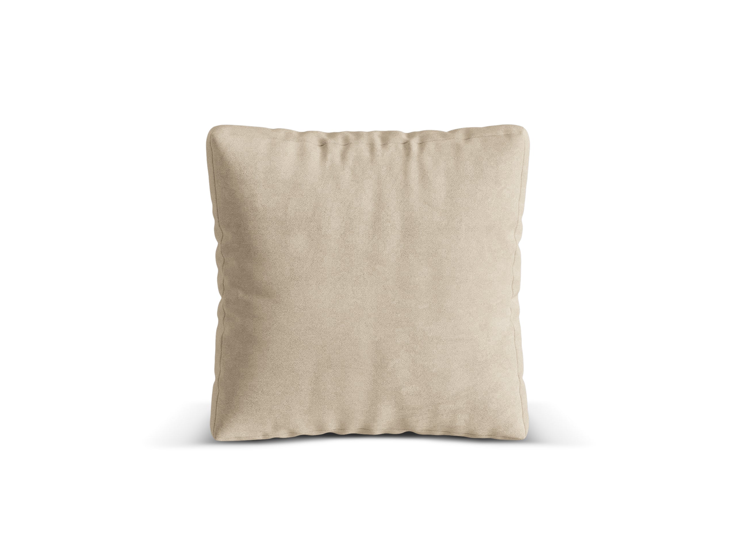 Micadoni Martina dekoratívny vankúš 65 × 65 × 4 cm - Zamat Vogue 1 (Vog1) - SVETLOBÉŽOVÁ - 55 × 55 × 4 cm