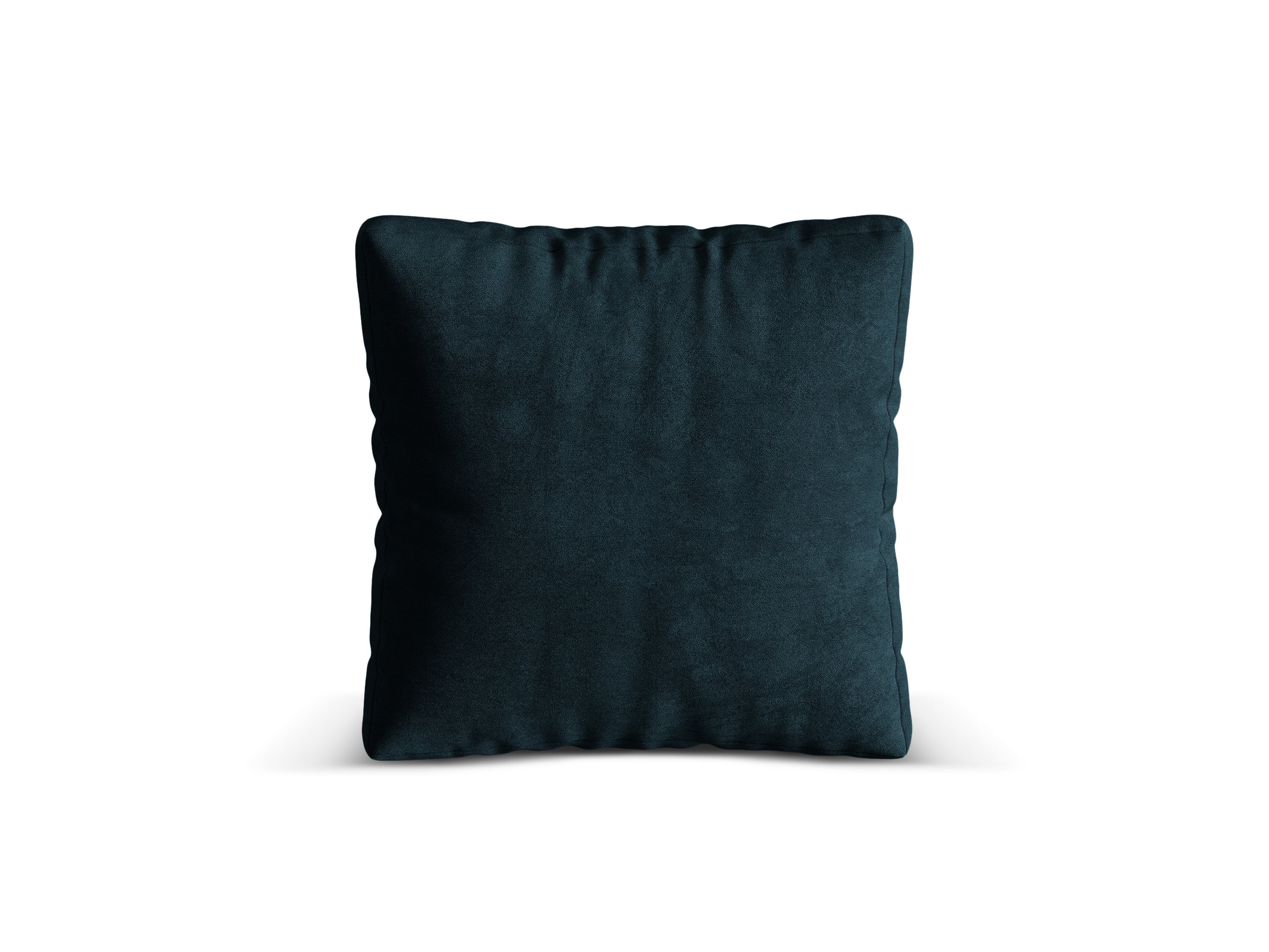 Micadoni Martina dekoratívny vankúš 65 × 65 × 4 cm - Zamat Vogue 13 (Vog13) - TMAVÁ PETROLEJOVÁ - 65 × 65 × 4 cm