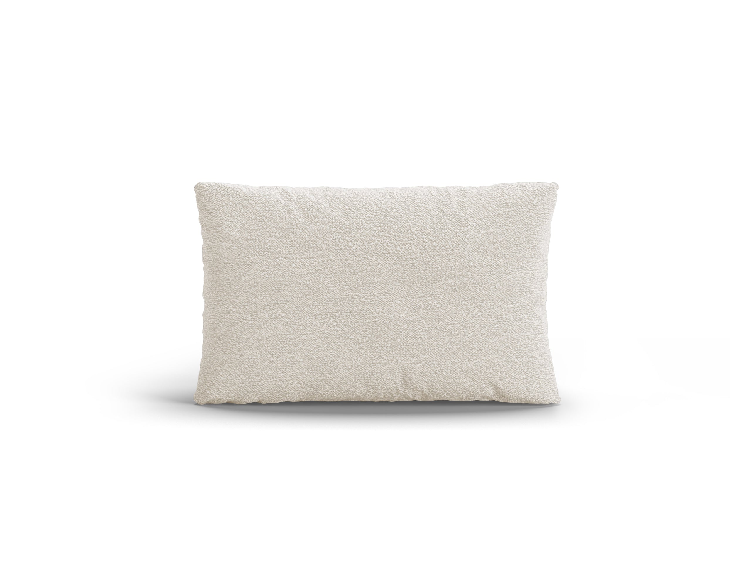 Micadoni Poppy dekoratívny vankúš 50 × 30 × 10 cm - Buklé Baloo 2073 (Bal2073) - BIELA - 50 × 30 × 10 cm