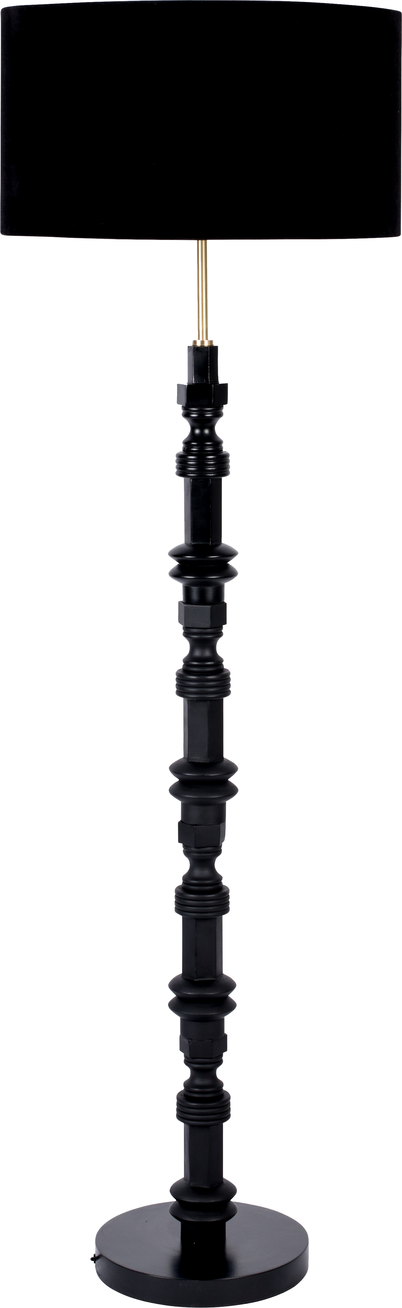 Zuiver Totem stojanová lampa - Čierna