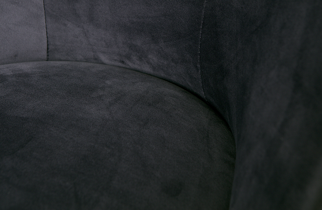 BePureHome Vogue zamatové dizajnové kreslo 5