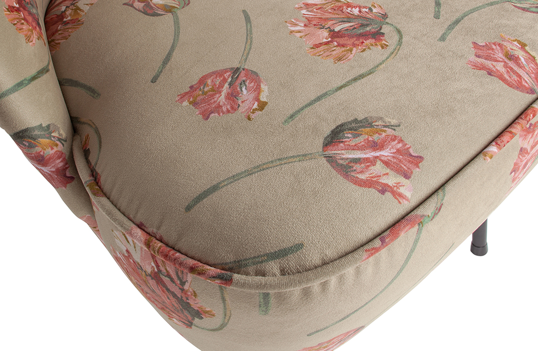BePureHome Vogue zamatové dizajnové kreslo 10