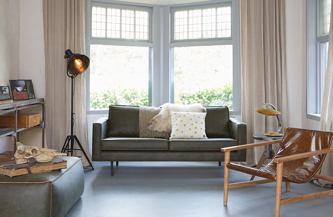 BePureHome Rodeo malá kožená sedačka 1