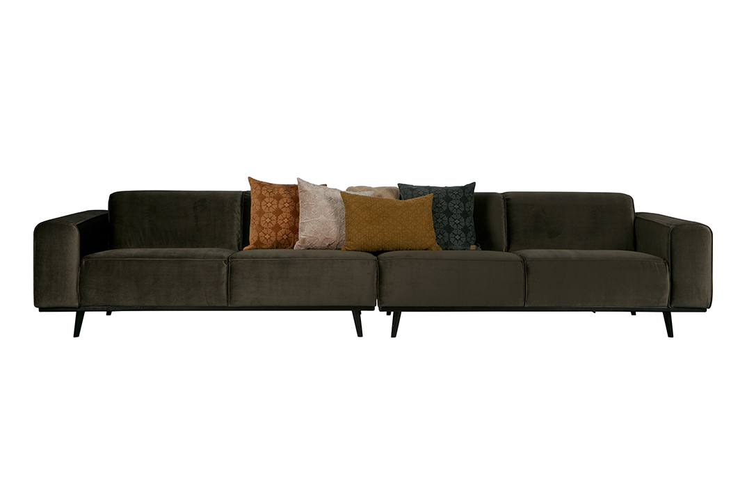 BePureHome Statement XL 372 cm veľká zamatová sedačka 1