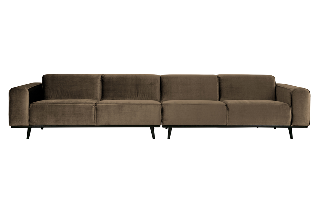 BePureHome Statement XL 372 cm veľká zamatová sedačka 6