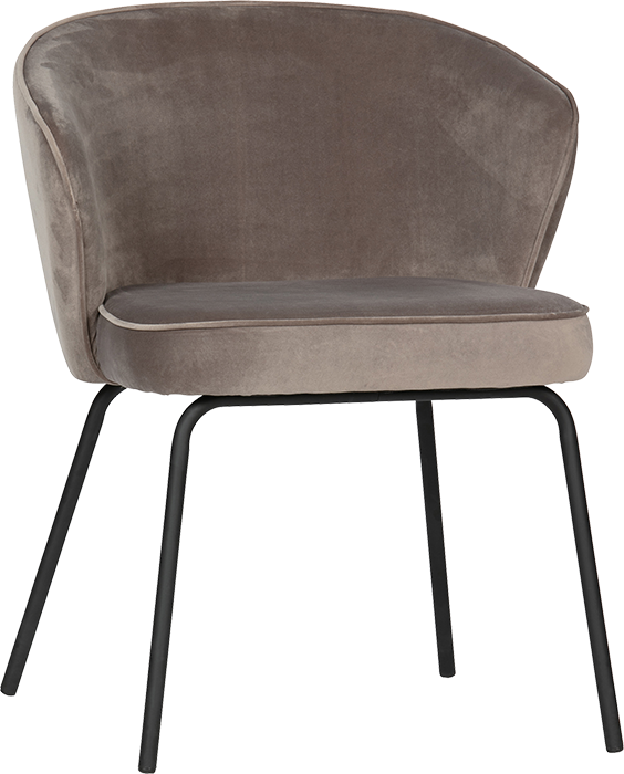 BePureHome Admit zamatová jedálenská stolička - Khaki