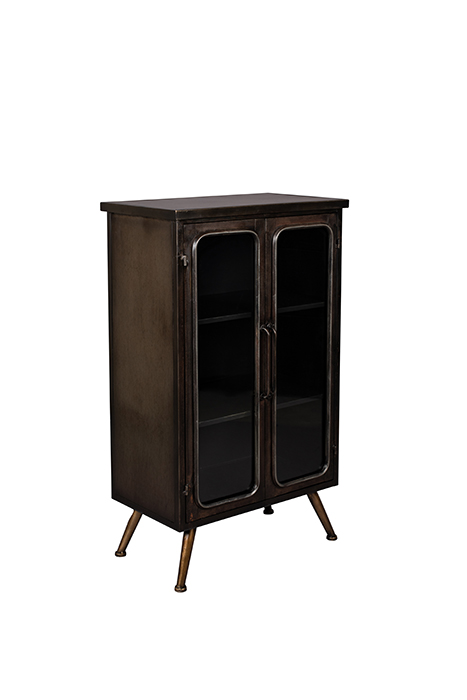 Dutchbone Denza vintage kovová skrinka 2