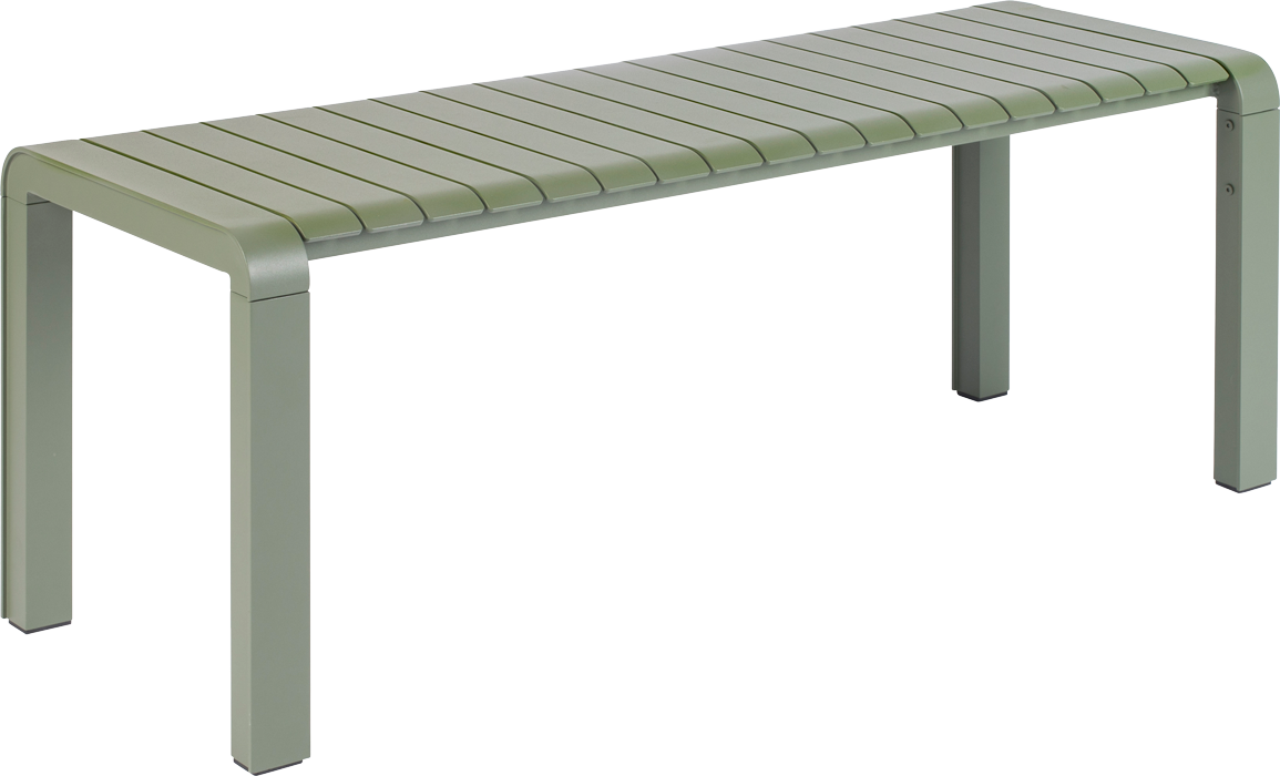 Zuiver Vondel exteriérová lavica - Zelená, 130 cm