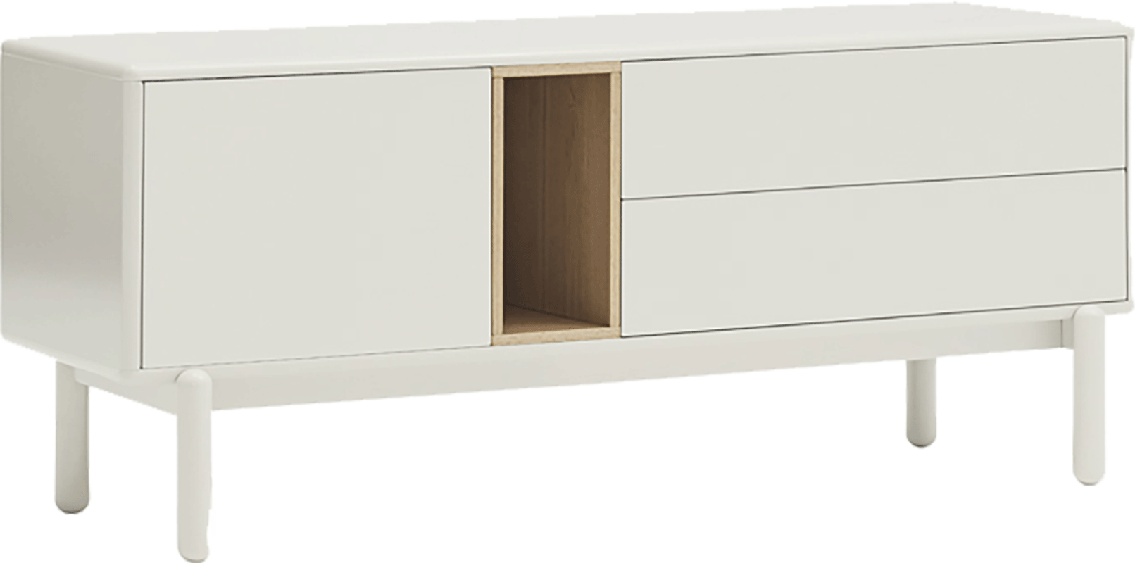 Teulat Corvo skrinka pod tv -Biela - 140 cm